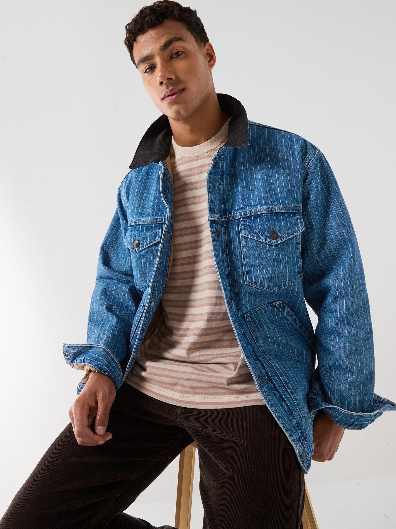 Image 5 of 6 of Levi's Men's Munroe Trucker Denim Jacket - Light Blue