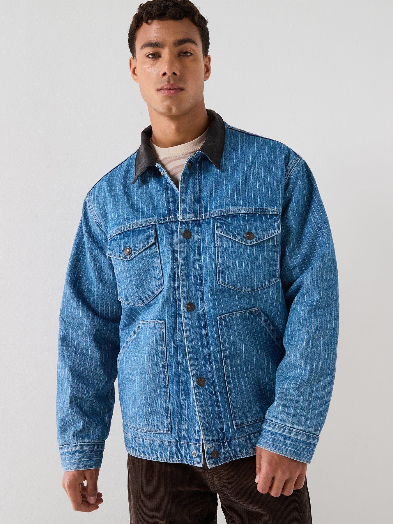 Image 6 of 6 of Levi's Men's Munroe Trucker Denim Jacket - Light Blue