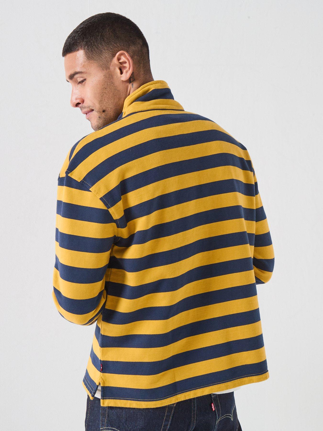 Image 2 of 6 of Levi's Men's Cameron Quarter Zip Sweatshirt - Multi