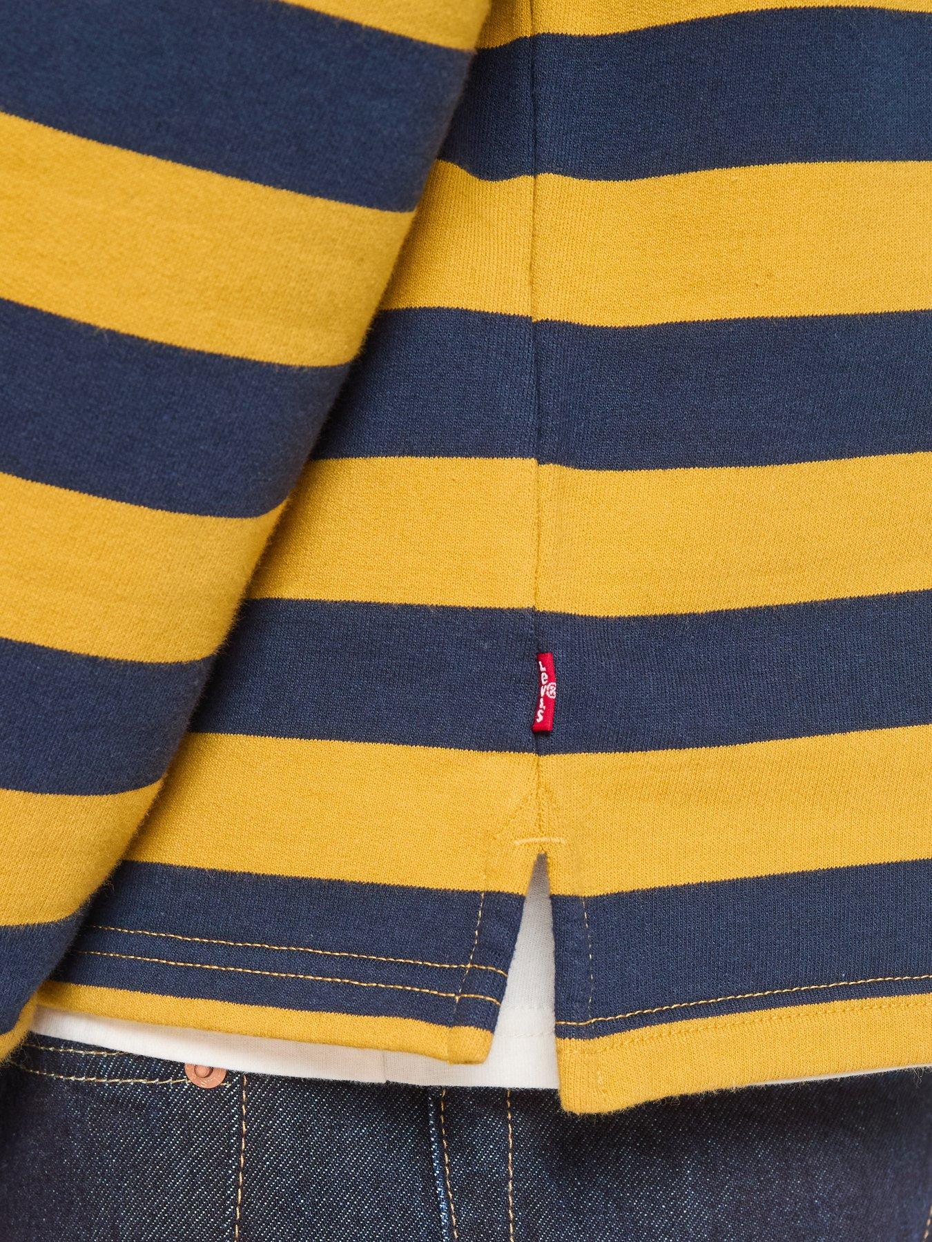 Image 5 of 6 of Levi's Men's Cameron Quarter Zip Sweatshirt - Multi