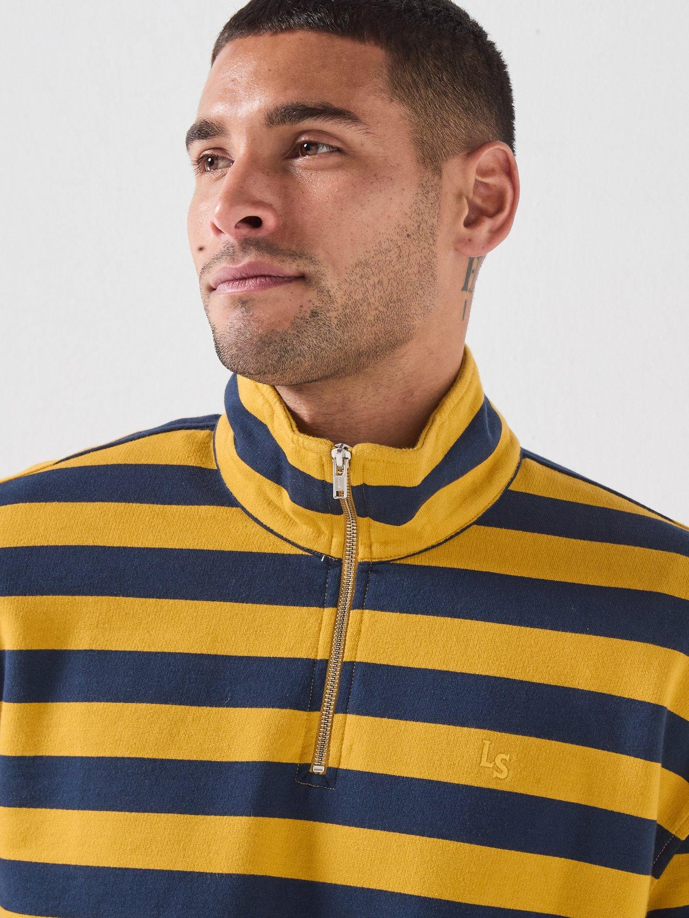 Image 6 of 6 of Levi's Men's Cameron Quarter Zip Sweatshirt - Multi