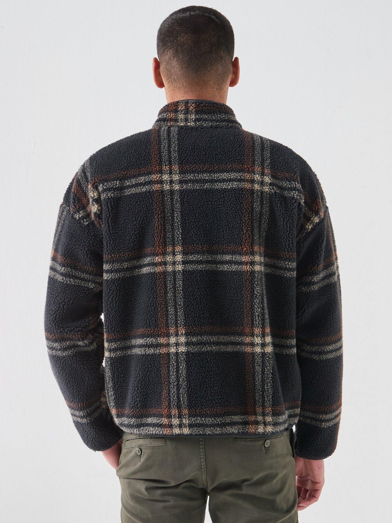 Image 2 of 6 of Levi's Men's Nolan Sherpa Full Zip Fleece Jacket - Multi