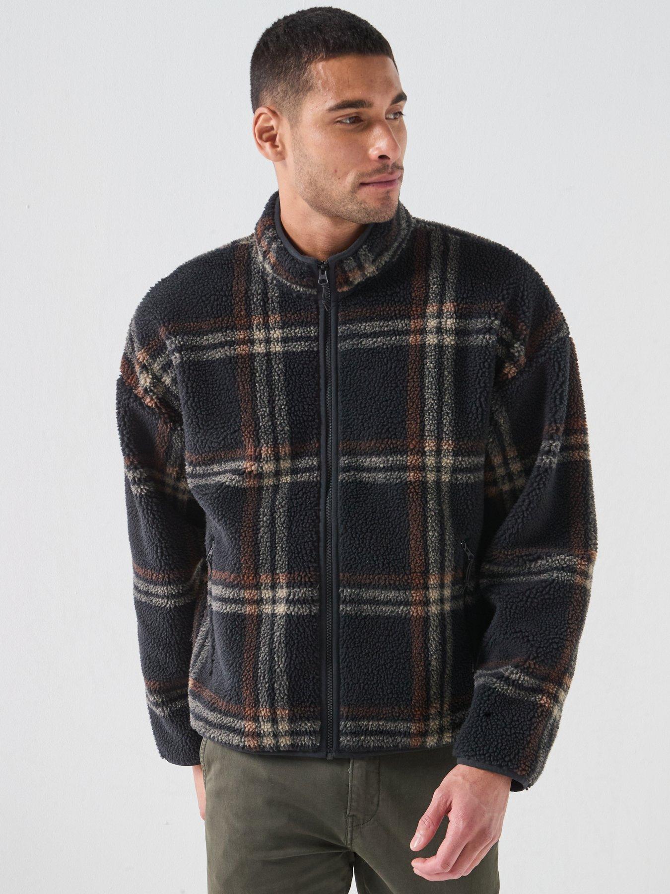 Image 6 of 6 of Levi's Men's Nolan Sherpa Full Zip Fleece Jacket - Multi