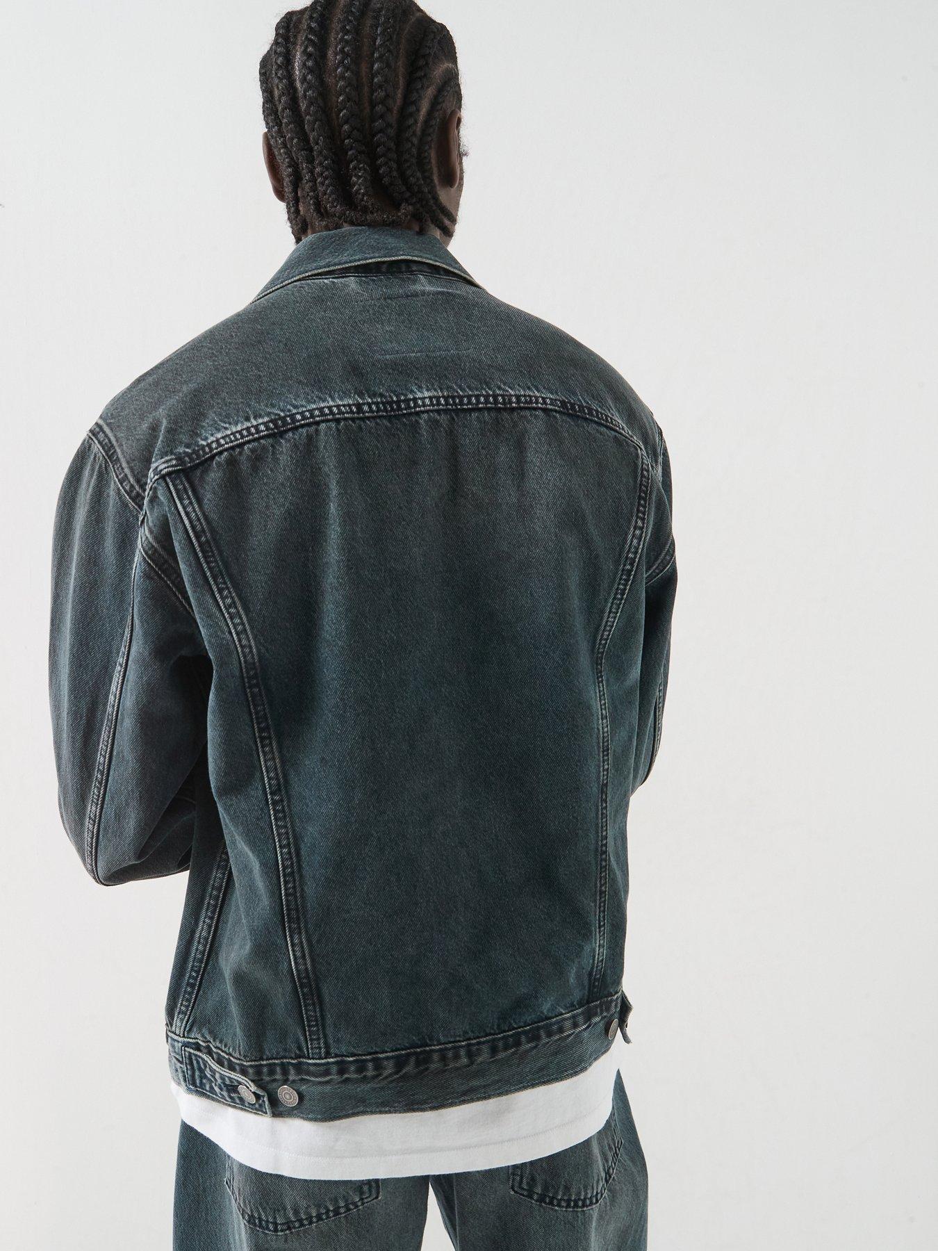 Image 2 of 6 of Levi's Men's Relaxed Fit Denim Jacket - Dark Blue
