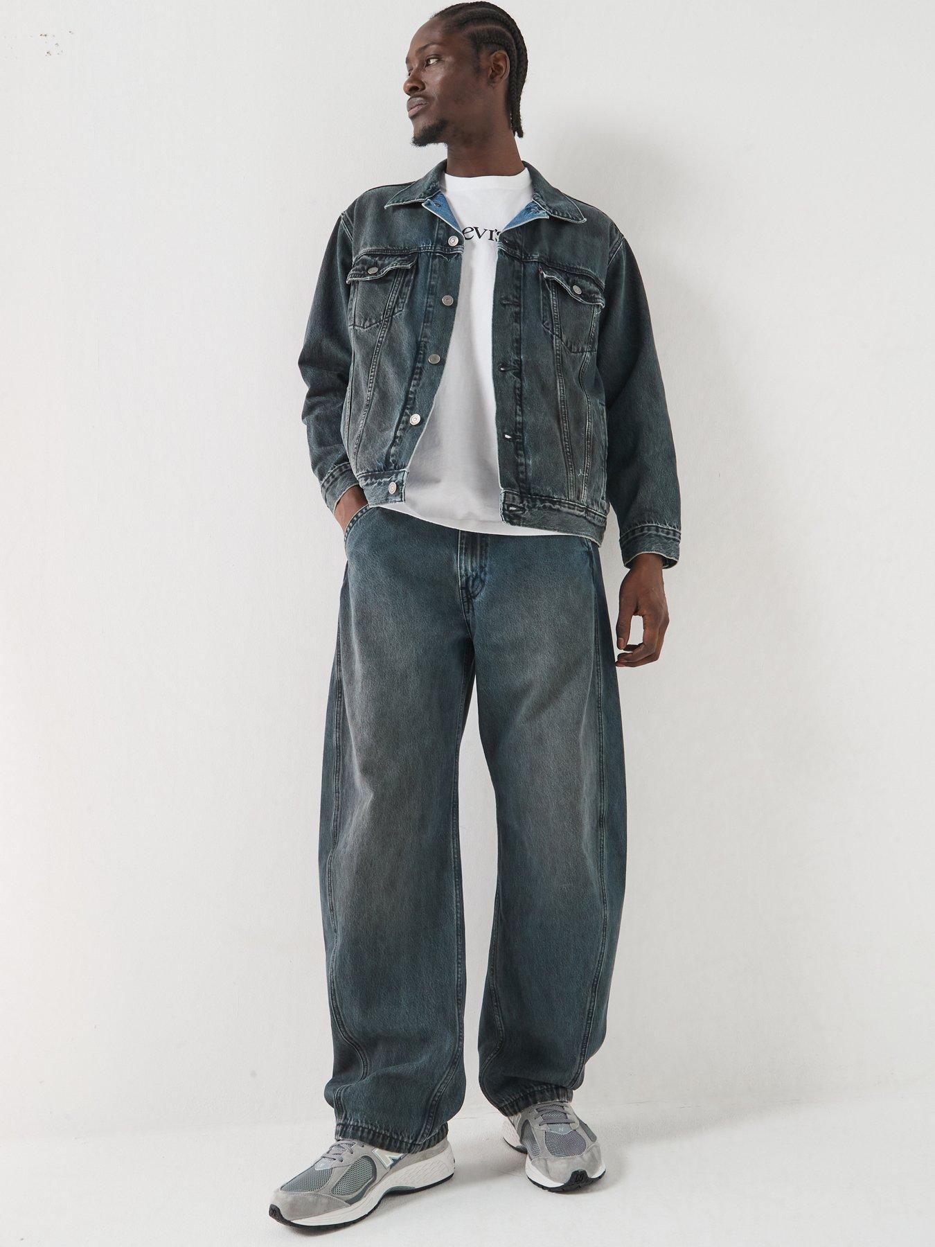 Image 3 of 6 of Levi's Men's Relaxed Fit Denim Jacket - Dark Blue