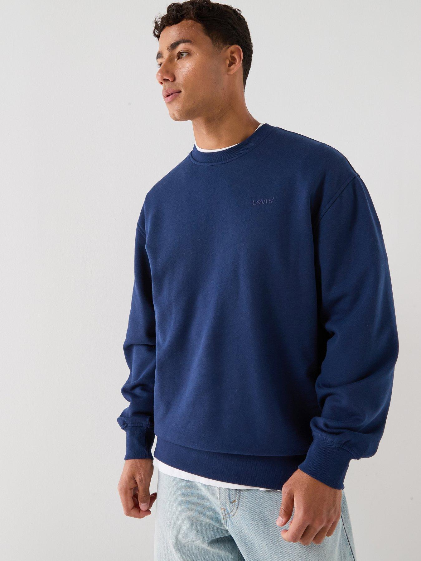 Image 1 of 5 of Levi's Authentic Crewneck Sweatshirt - Dark Blue