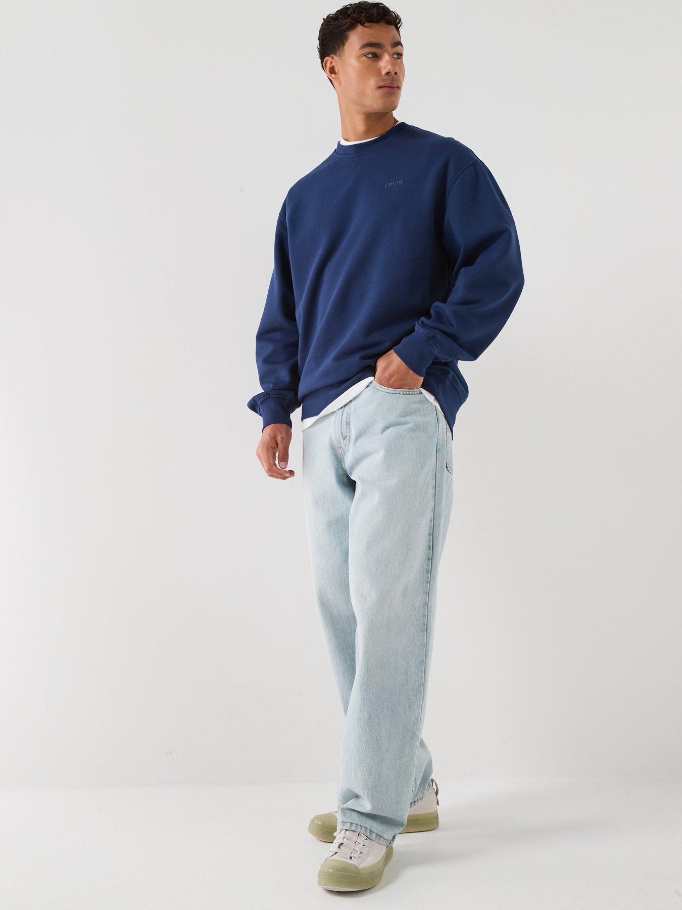 Image 3 of 5 of Levi's Authentic Crewneck Sweatshirt - Dark Blue