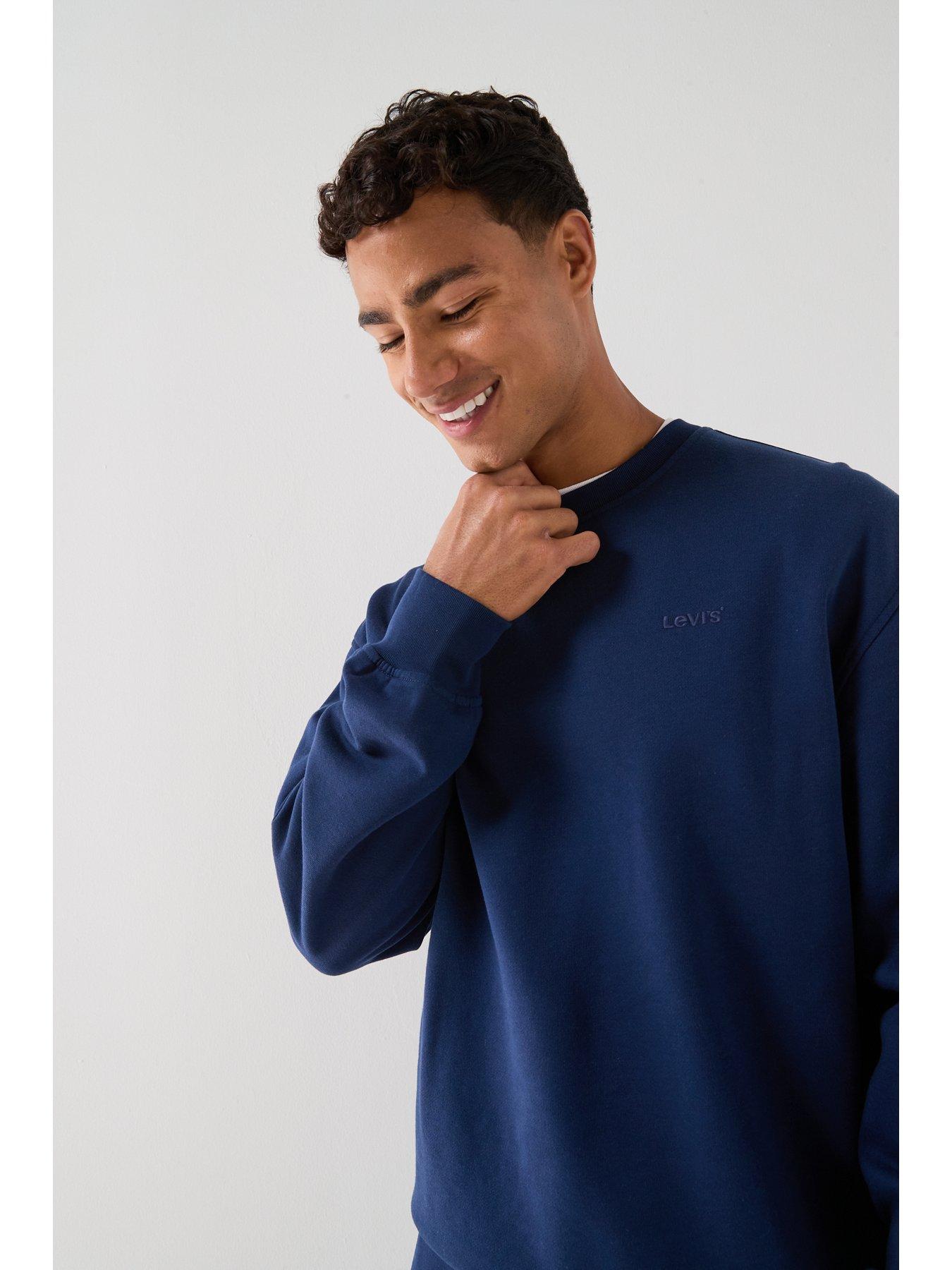 Image 4 of 5 of Levi's Authentic Crewneck Sweatshirt - Dark Blue