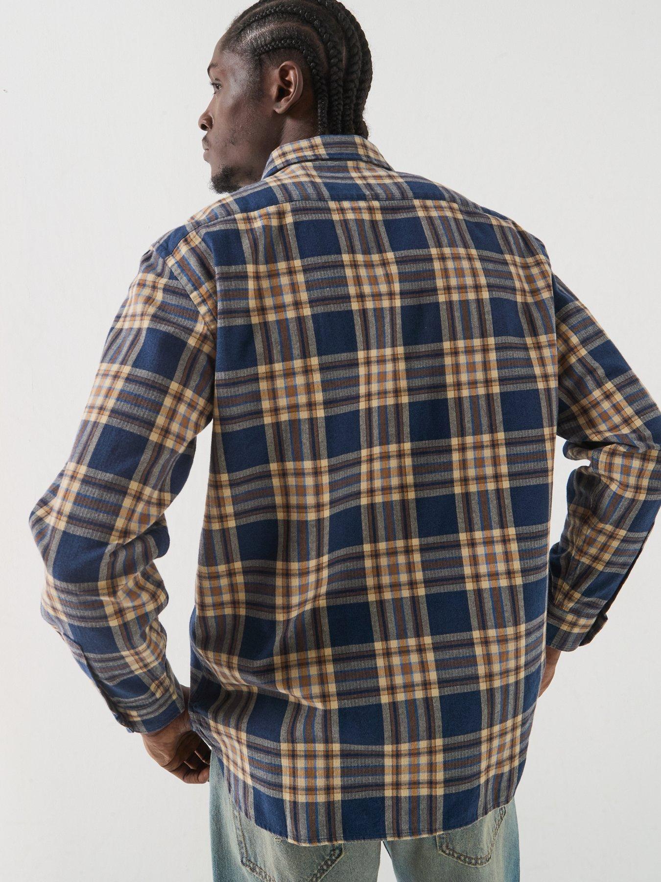 Image 2 of 6 of Levi's Men's Jackson Worker Plaid Flannel Overshirt - Multi
