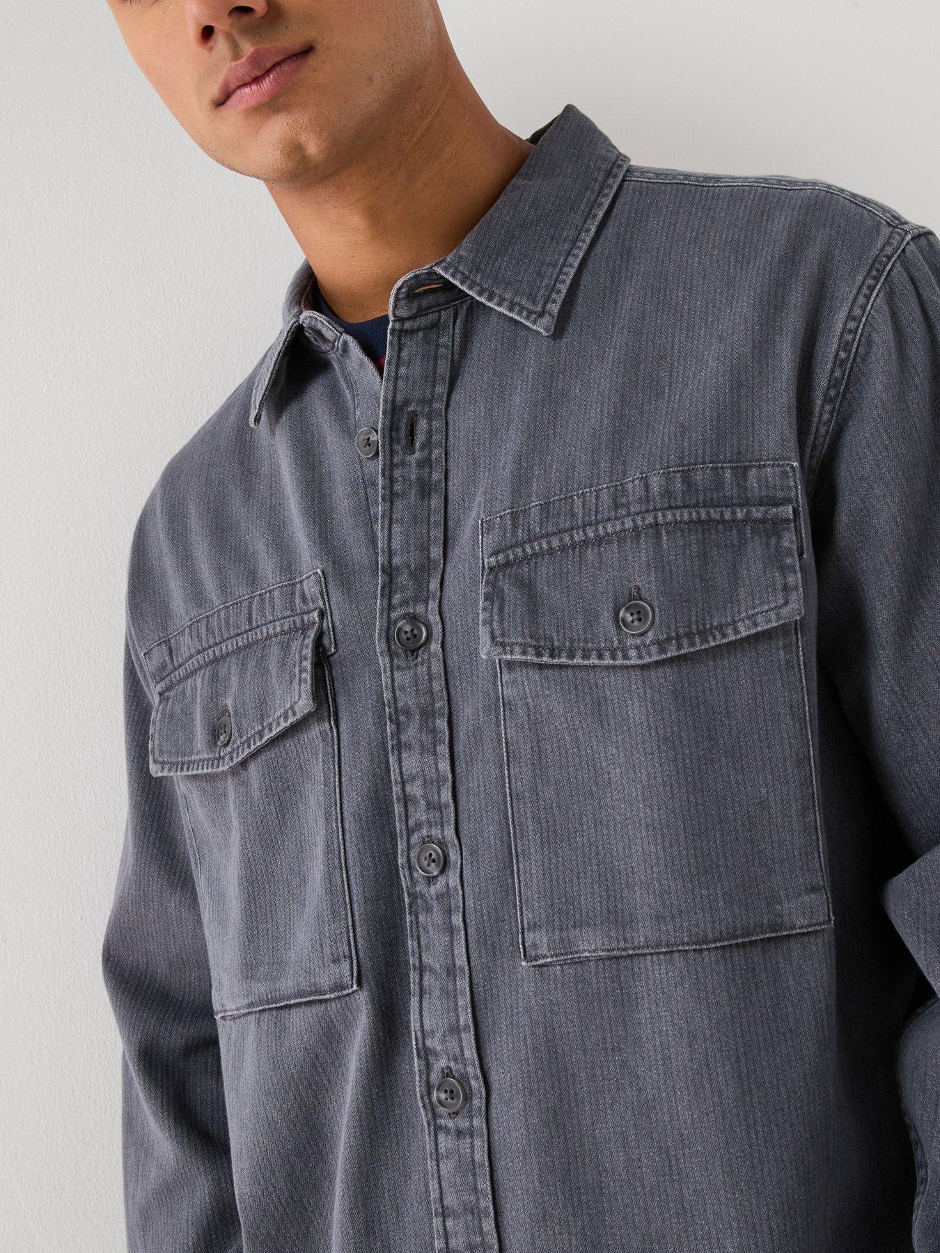 Image 4 of 5 of Levi's Levi's Waller Relaxed Fit Denim Shirt - Black
