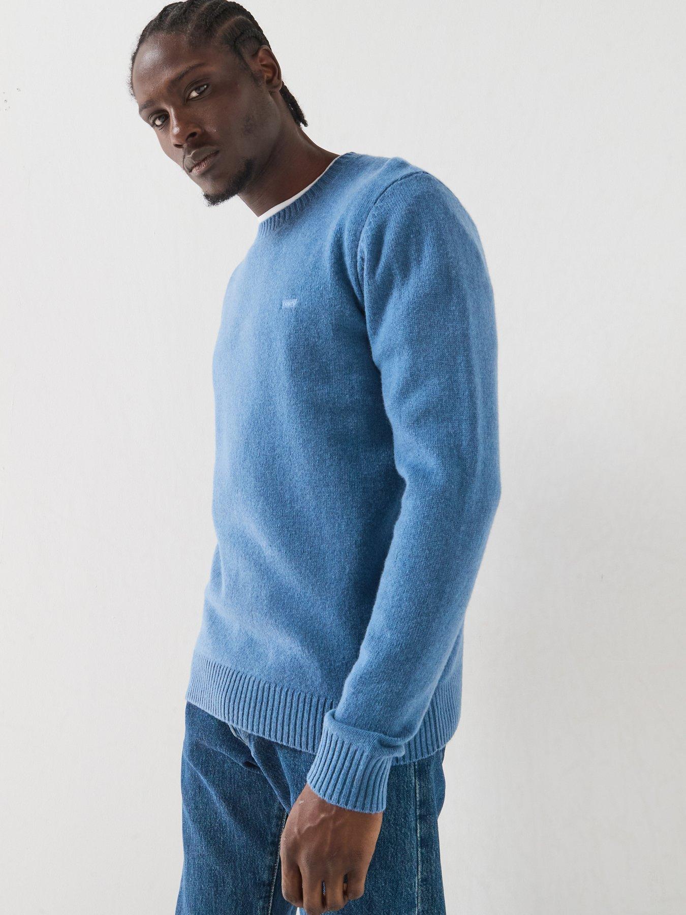 Image 1 of 5 of Levi's Original Housemark Knitted Jumper - Light Blue