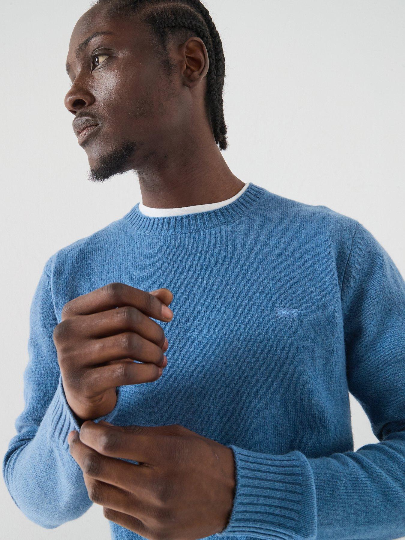 Image 4 of 5 of Levi's Original Housemark Knitted Jumper - Light Blue