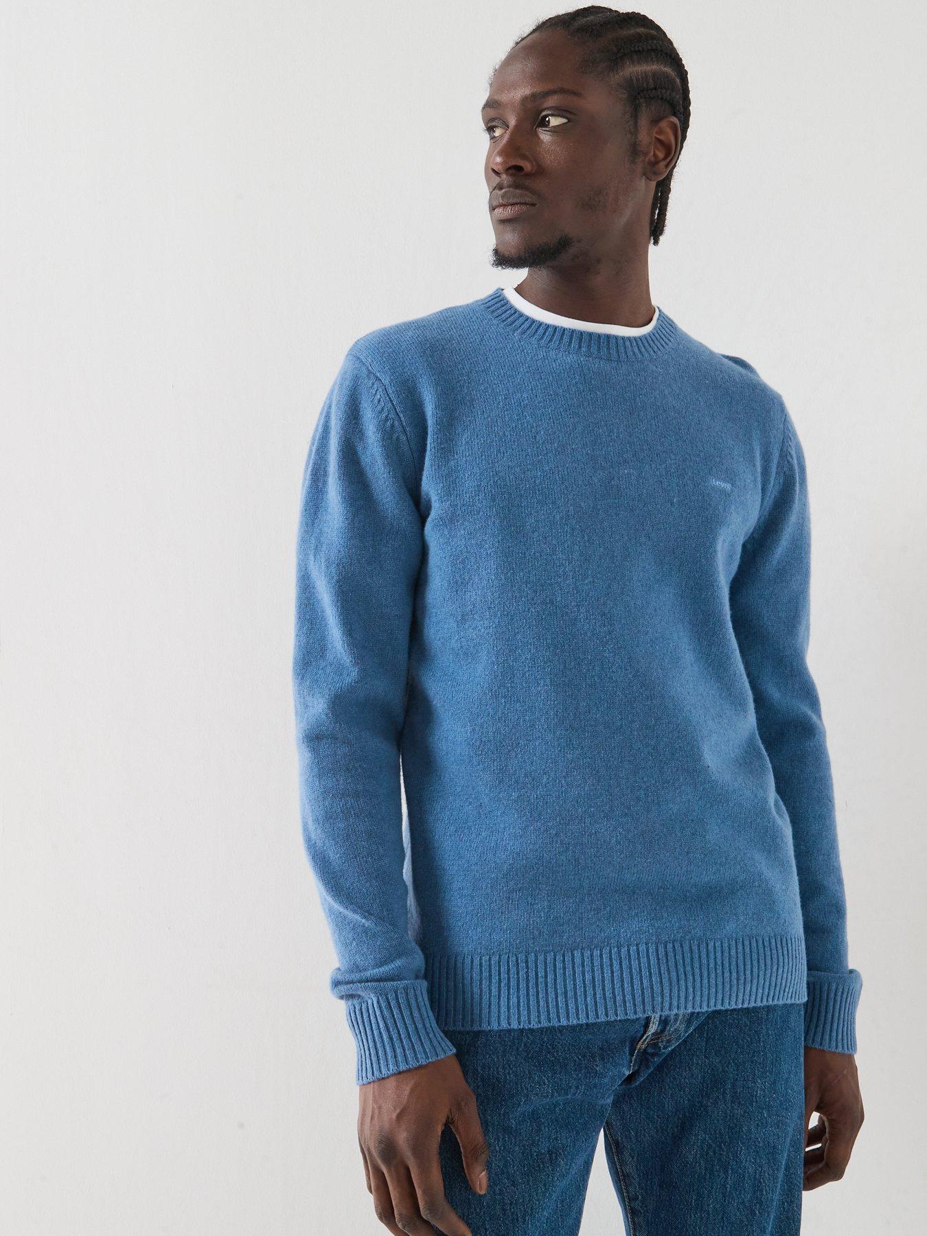 Image 5 of 5 of Levi's Original Housemark Knitted Jumper - Light Blue