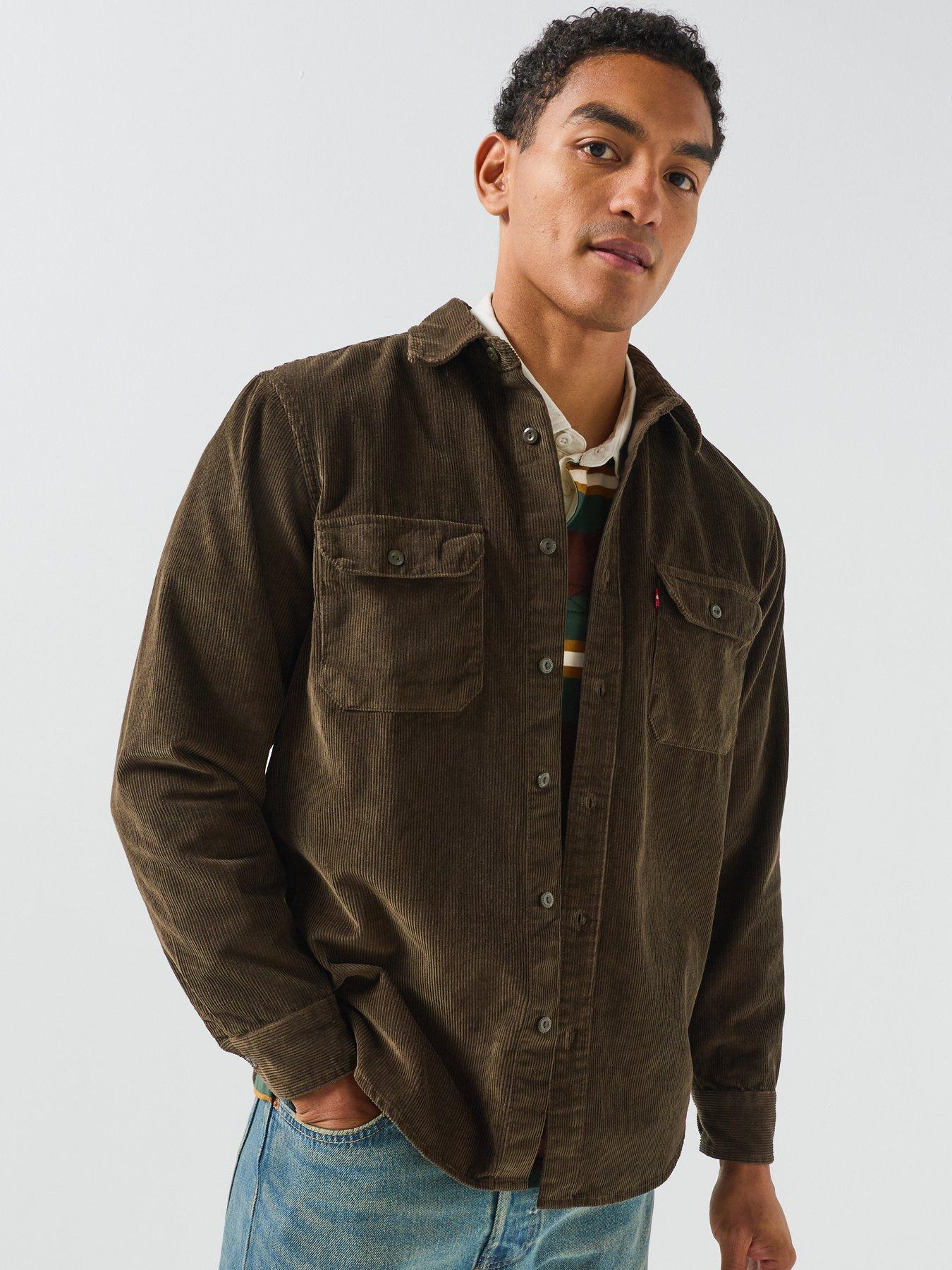 Image 1 of 6 of Levi's Mens Classic Worker Corduroy Jacket - Brown