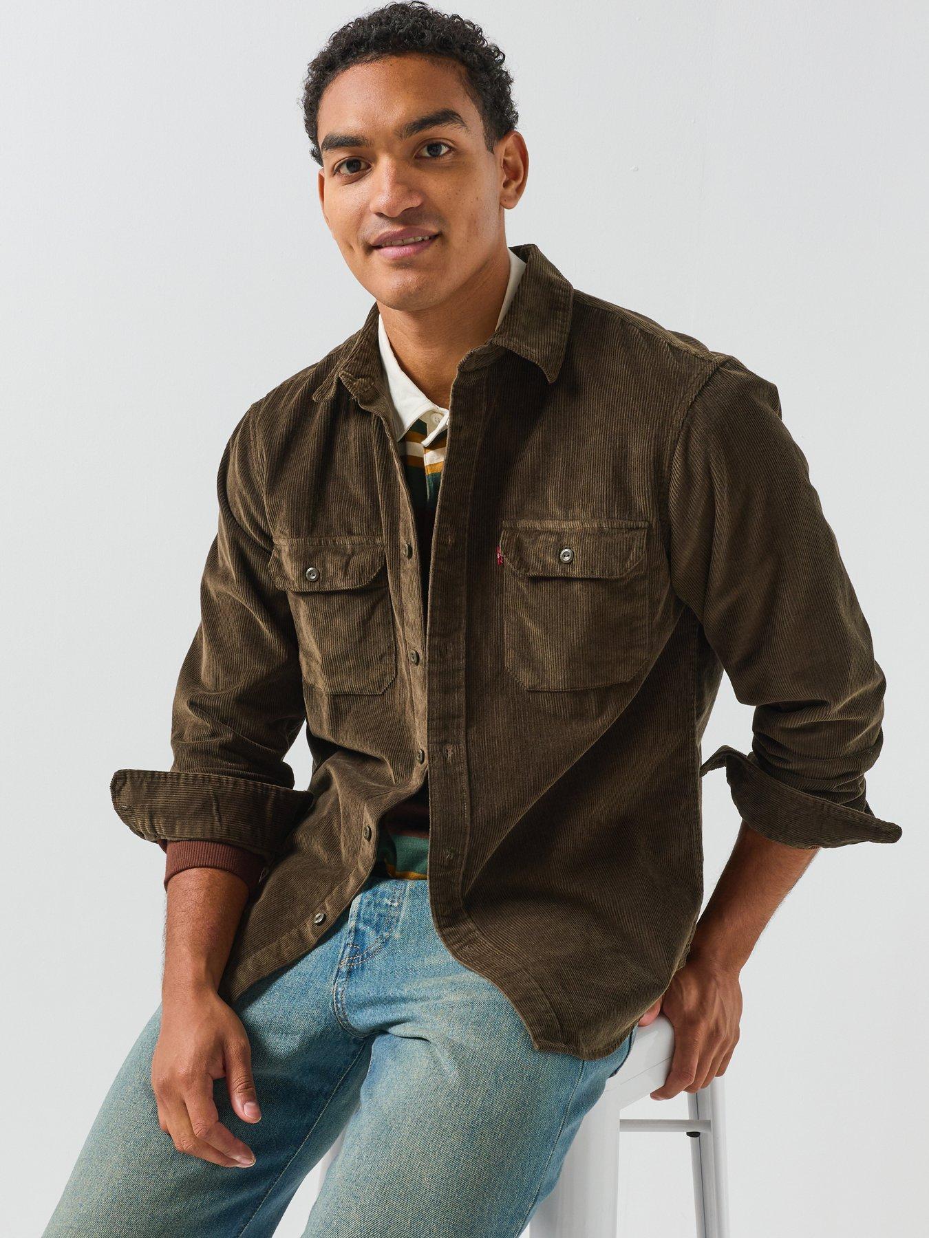 Image 4 of 6 of Levi's Mens Classic Worker Corduroy Jacket - Brown