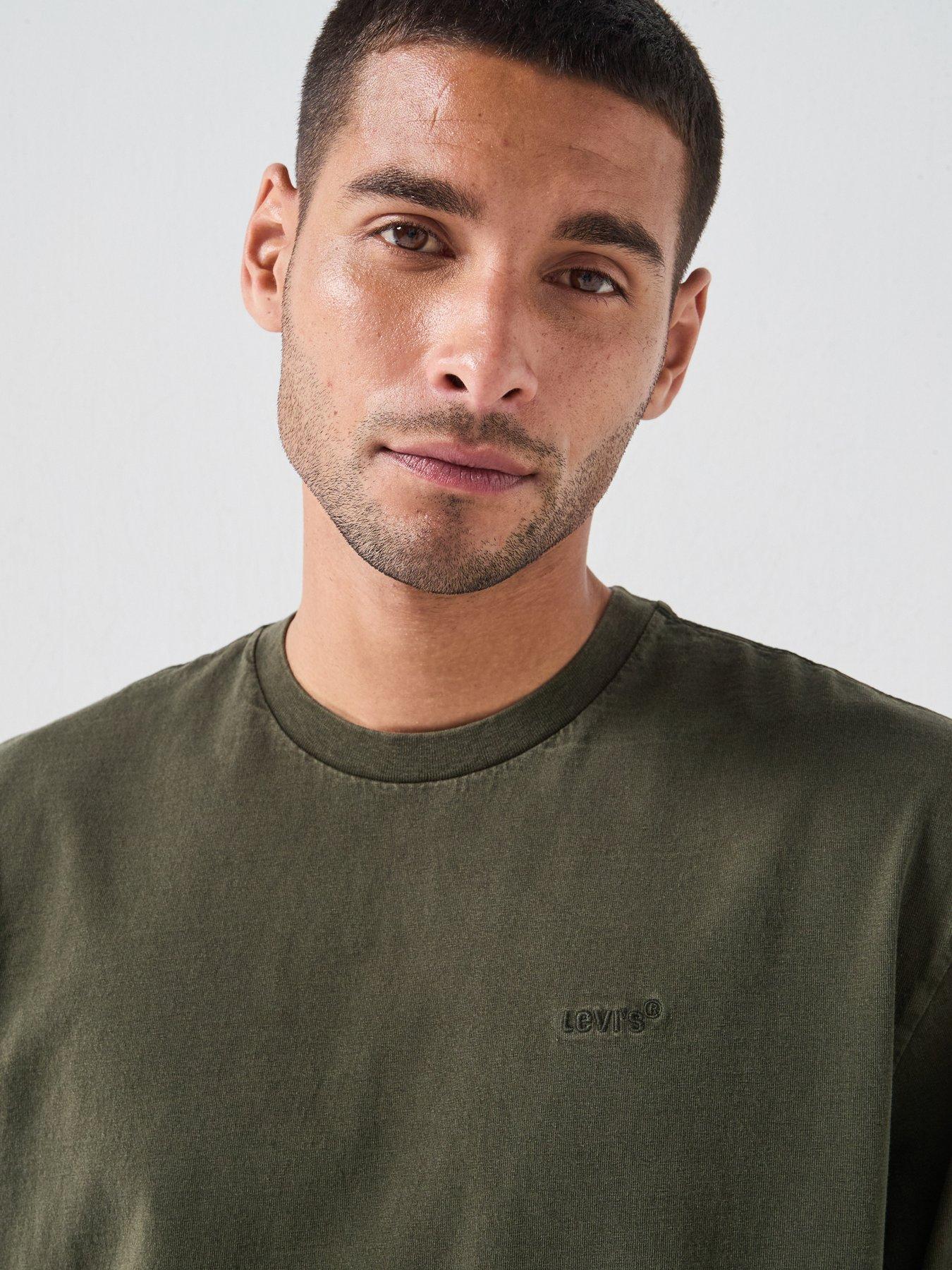 Image 5 of 6 of Levi's Men's Authentic Long Sleeve Crew Neck Top - Green