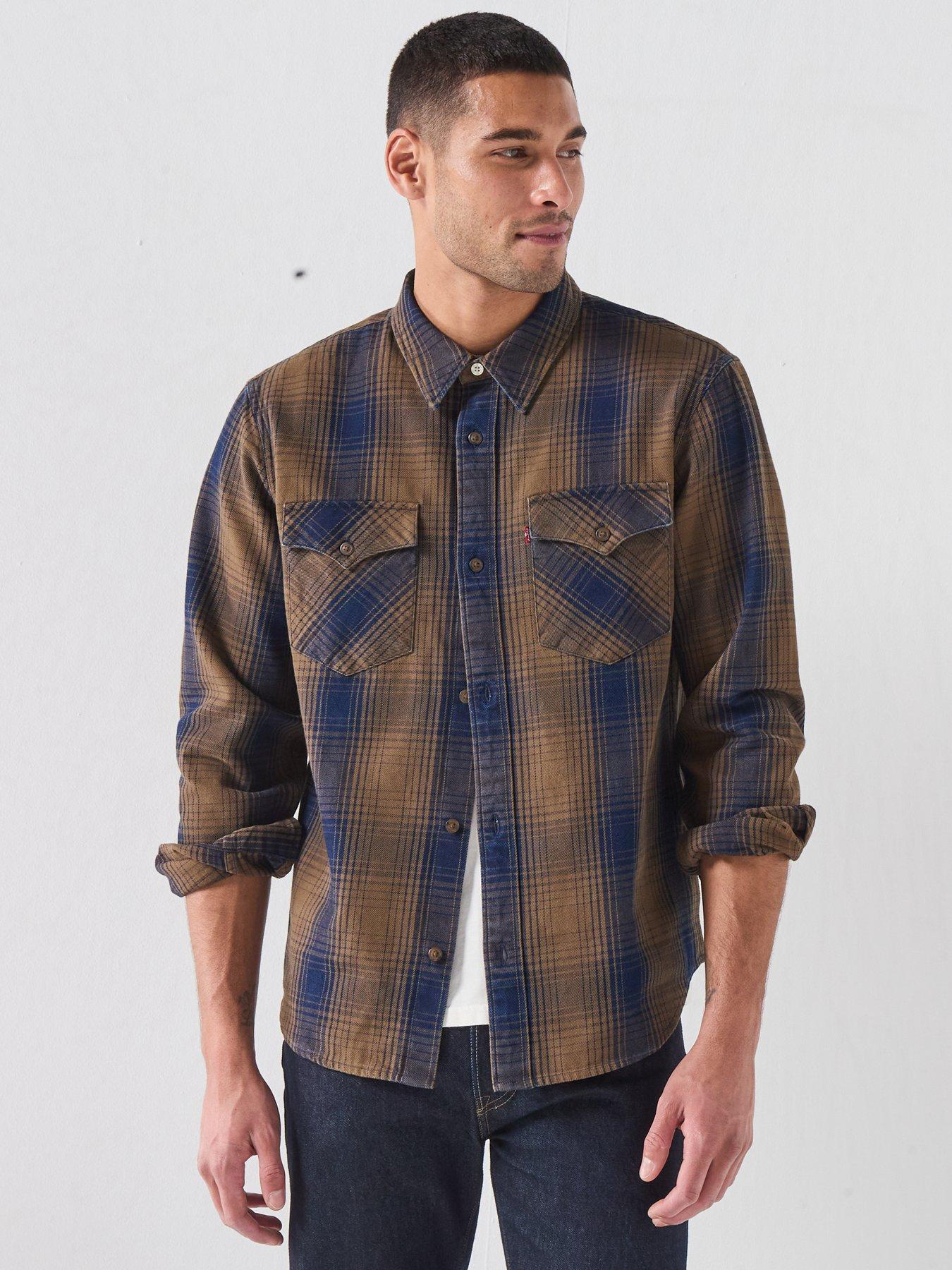 Image 1 of 6 of Levi's Relaxed Fit Western Check Shirt - Multi