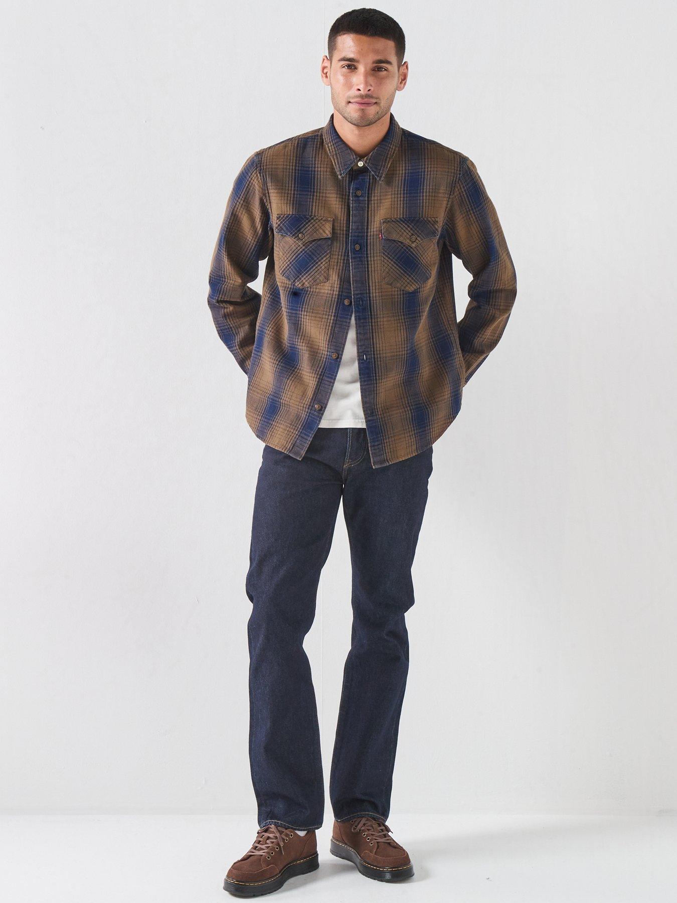 Image 3 of 6 of Levi's Relaxed Fit Western Check Shirt - Multi