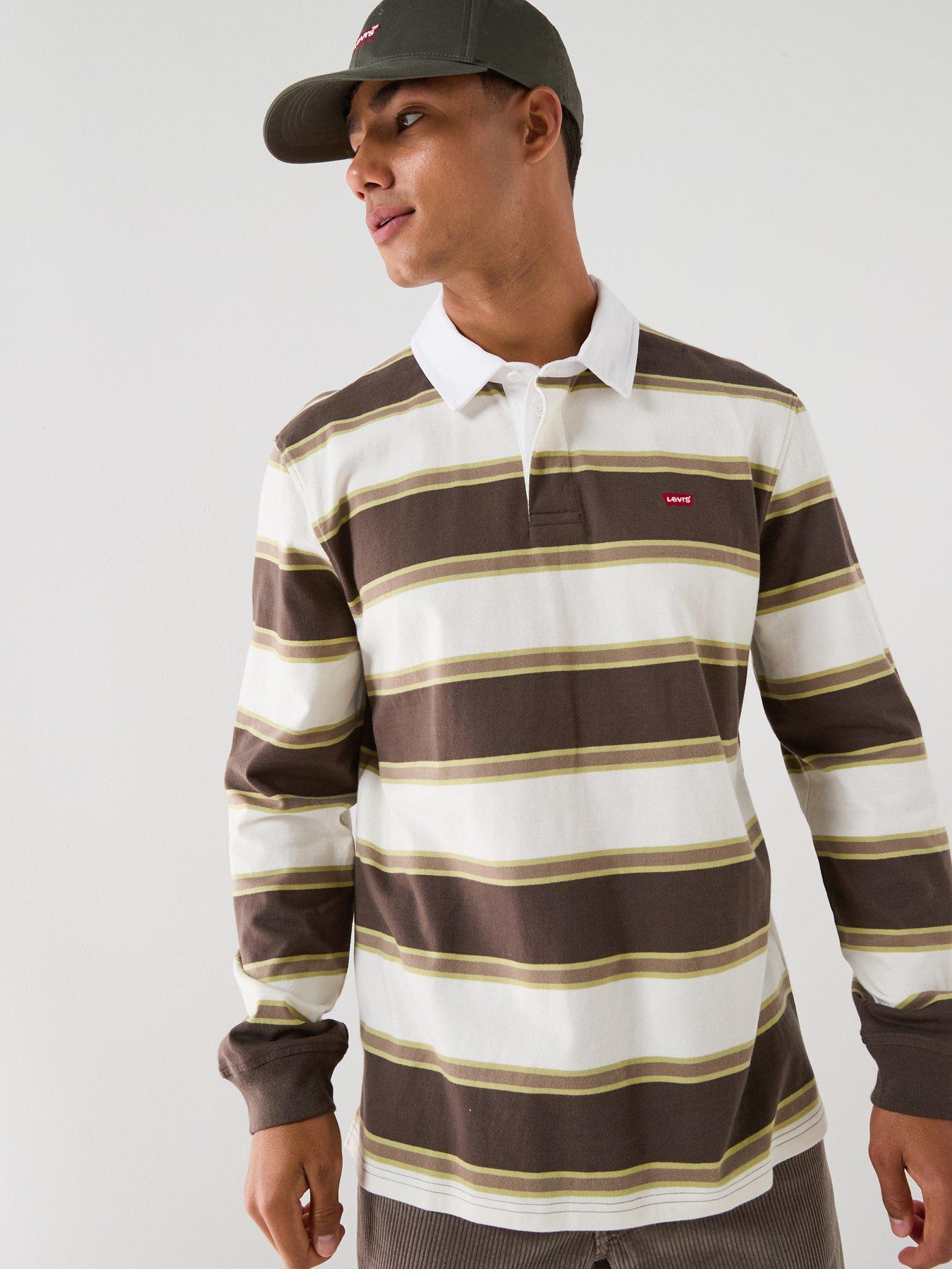 Levi's Levi's Classic Stripe Rugby Long Sleeve Polo Shirt - Multi
