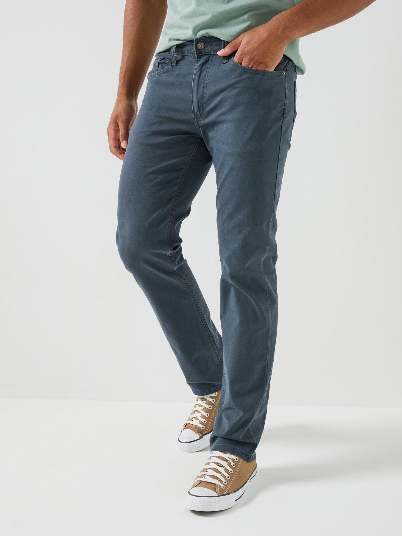 Levi's 514 Straight Fit Trousers - Dark Grey