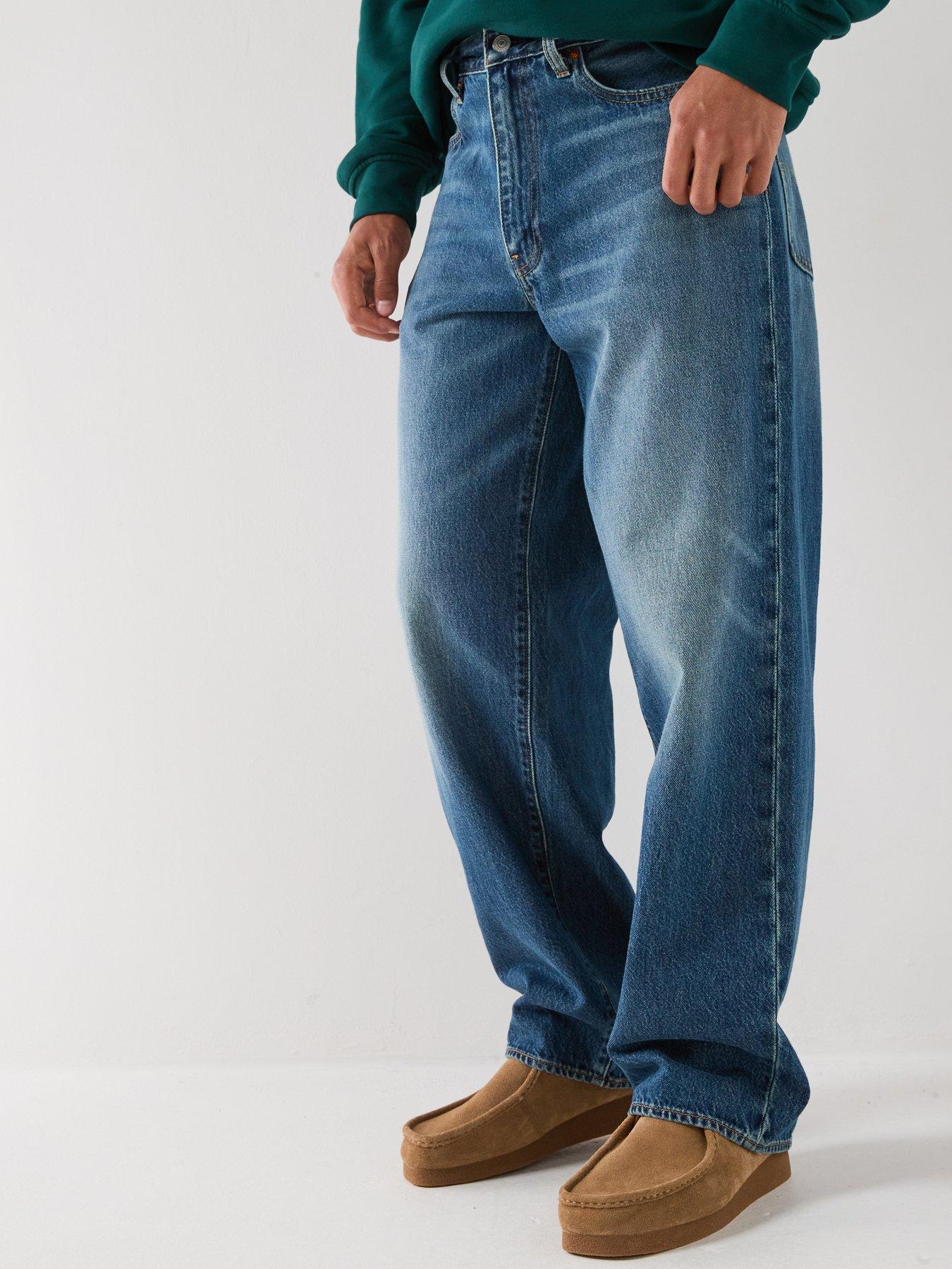 Levi's 578 Baggy Loose Fit Jeans, Blue, Size 32, Inside Leg Regular, Men