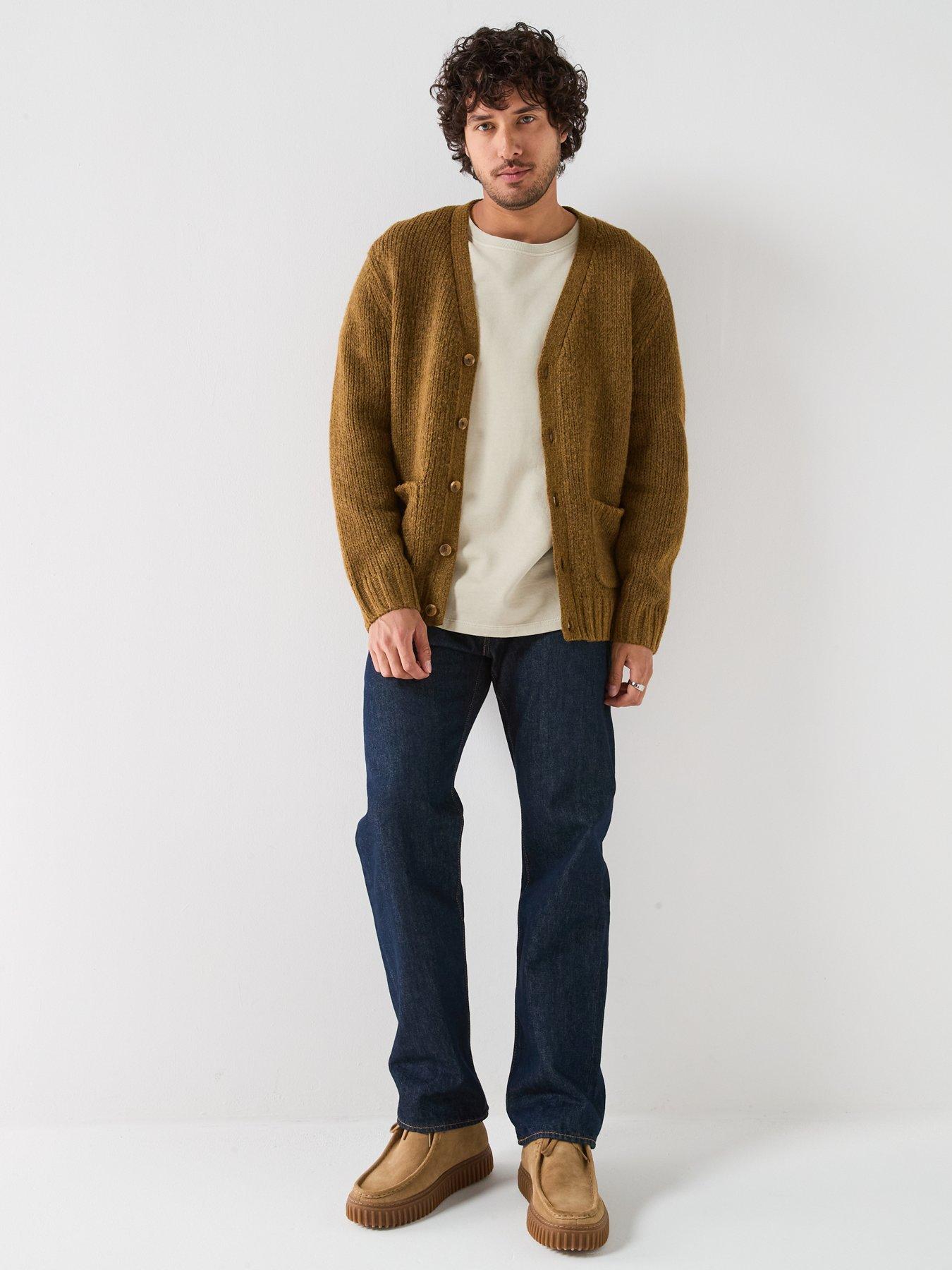 Image 3 of 6 of Levi's Levi's Mammoth Knitted Cardigan - Brown