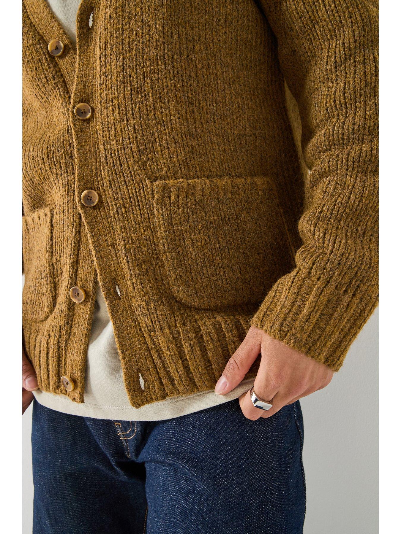 Image 5 of 6 of Levi's Levi's Mammoth Knitted Cardigan - Brown
