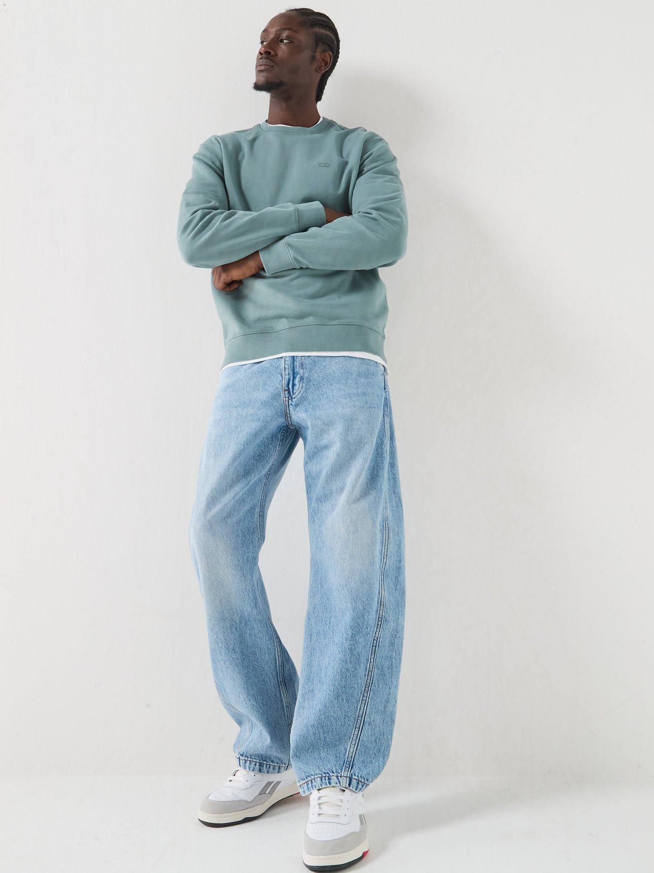 Image 3 of 6 of Levi's The Original Housemark Crew Sweatshirt - Green