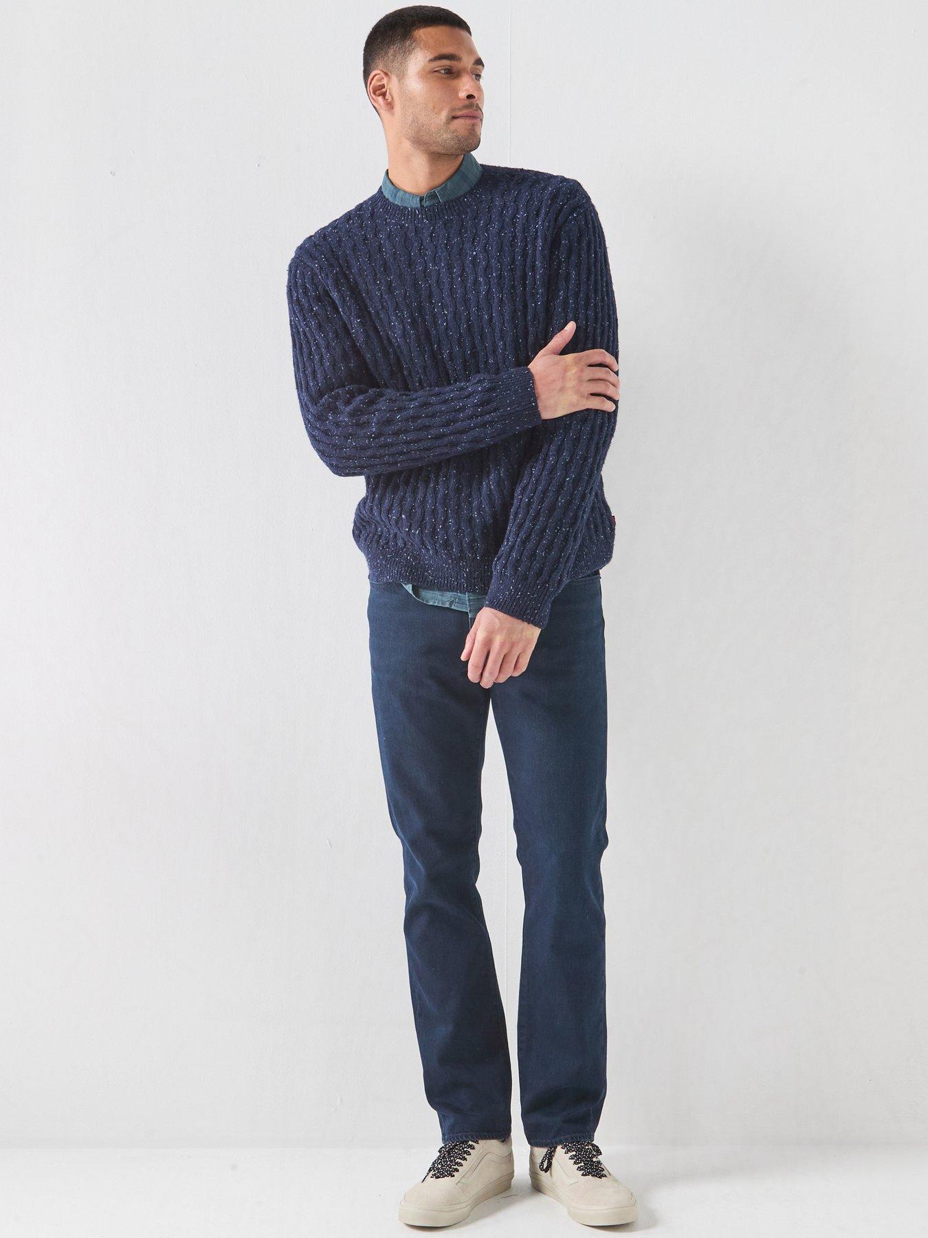 Image 3 of 6 of Levi's Presidio Knitted Crew Neck Jumper - Navy