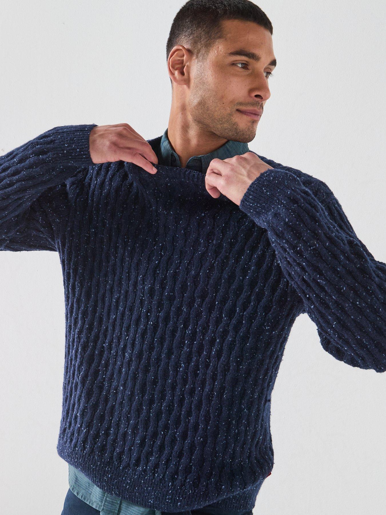 Image 4 of 6 of Levi's Presidio Knitted Crew Neck Jumper - Navy