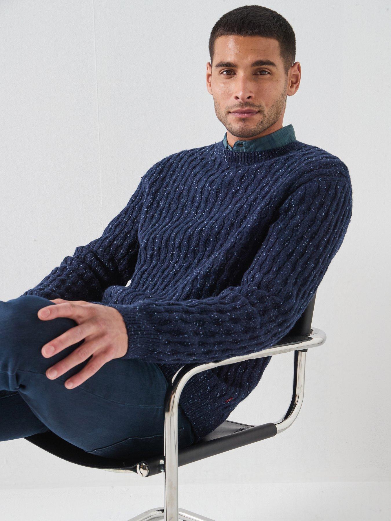 Image 5 of 6 of Levi's Presidio Knitted Crew Neck Jumper - Navy
