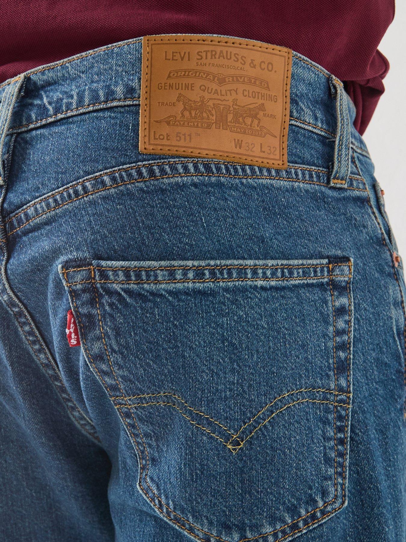 Image 4 of 5 of Levi's 511 Slim Fit Jeans - Laugh It Off - Dark Blue