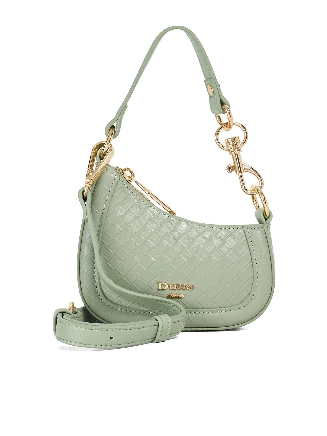 Dune London Mini Chain Detail Bag - Green