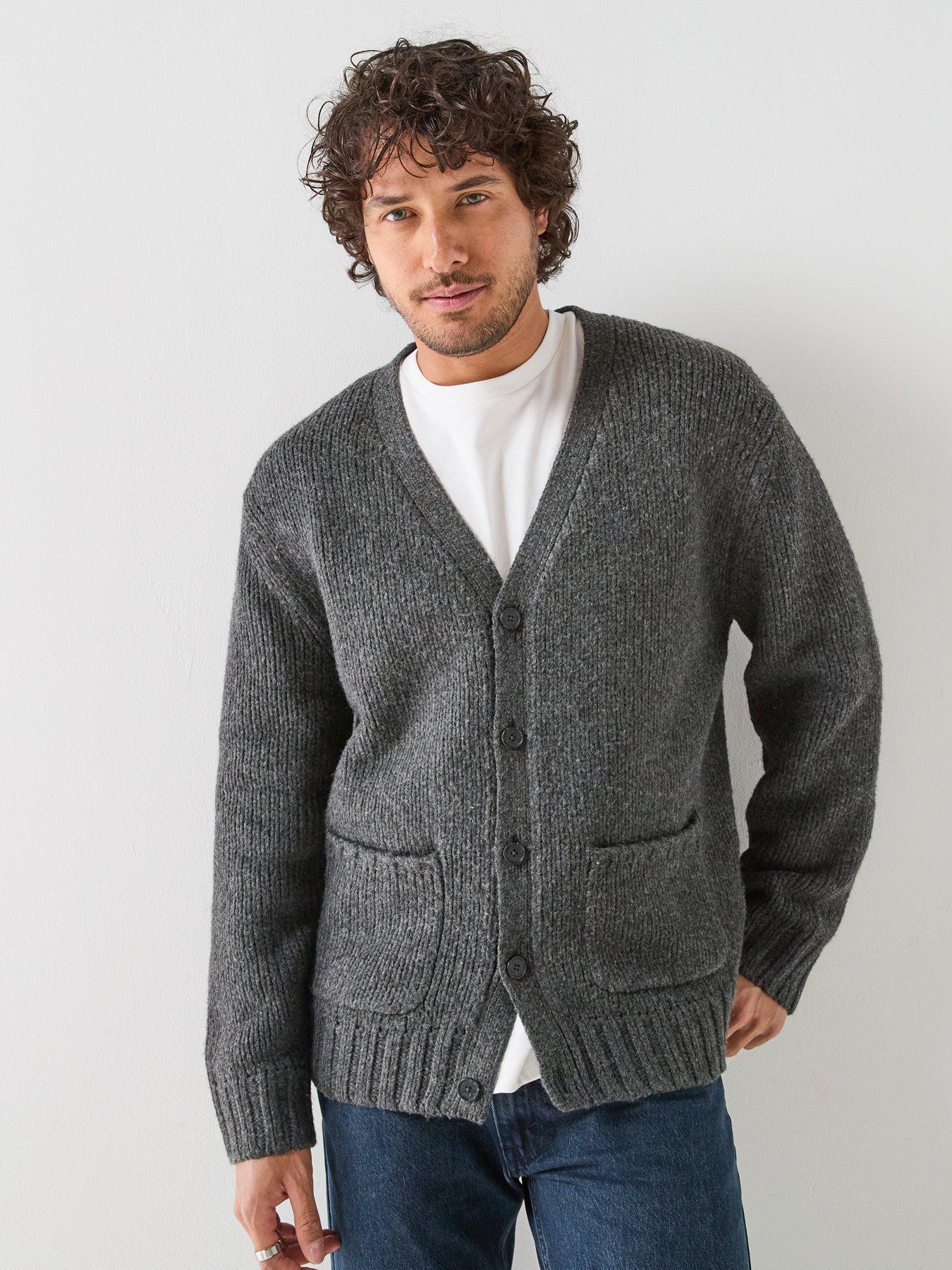 Image 1 of 6 of Levi's Levi's Mammoth Knitted Cardigan - Black