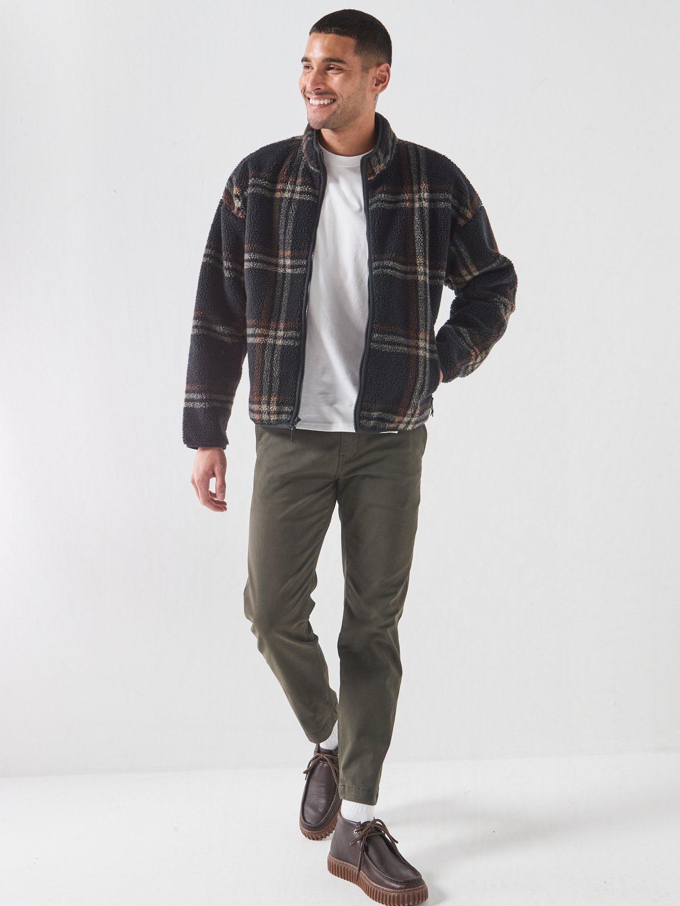Image 3 of 6 of Levi's Standard Tapered Fit Chino Trousers - Khaki - Dark Green