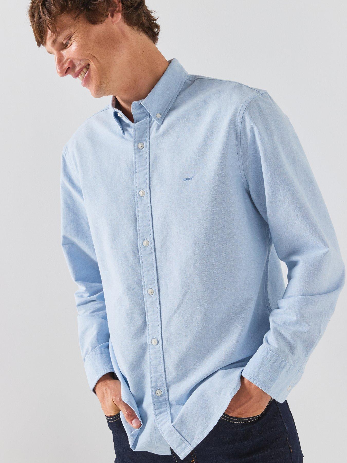Image 6 of 6 of Levi's Authentic Button Down Long Sleeve Shirt - Light Blue