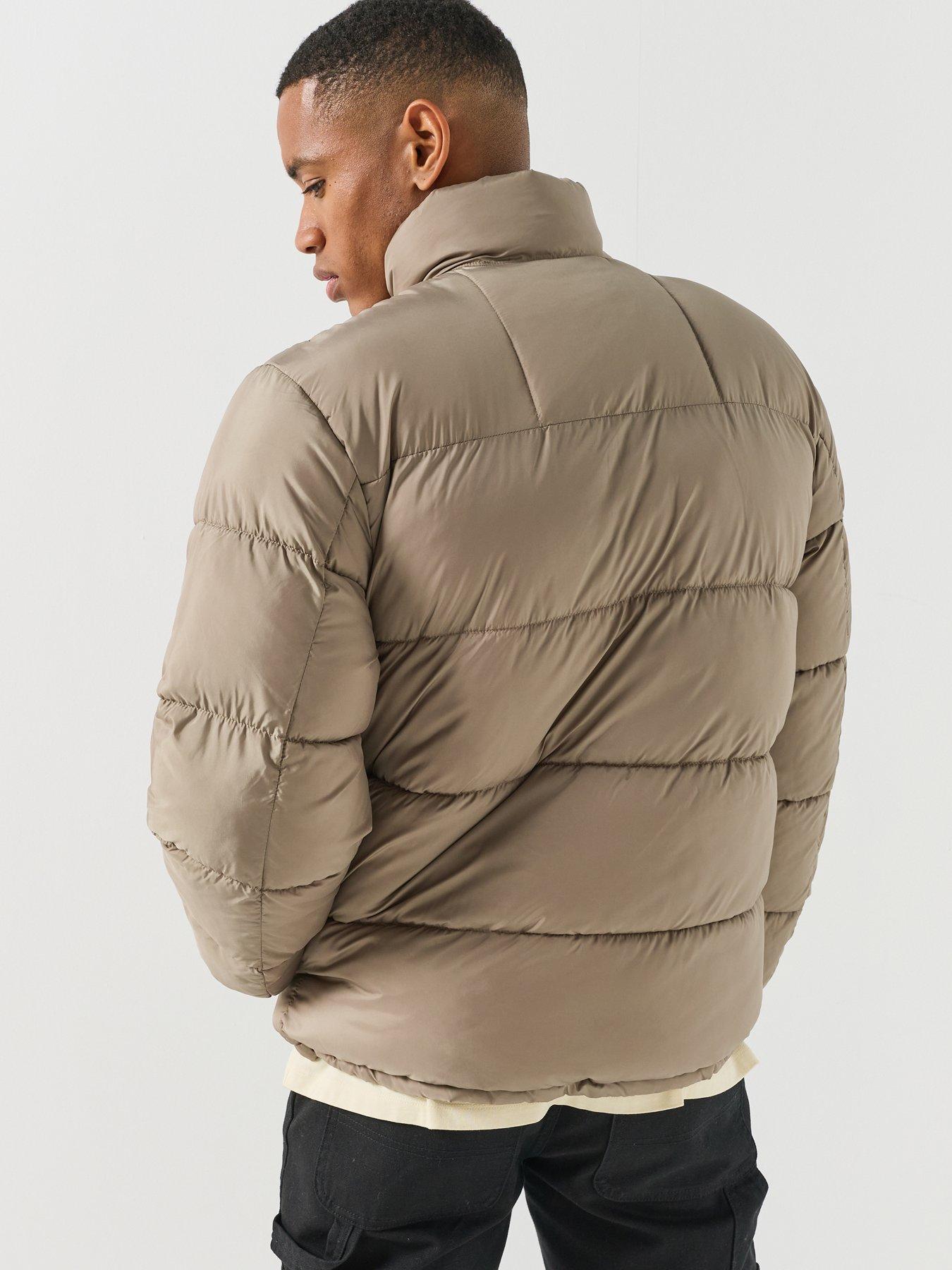 Image 2 of 6 of Levi's Mens Piedmont Short Padded Jacket - Beige