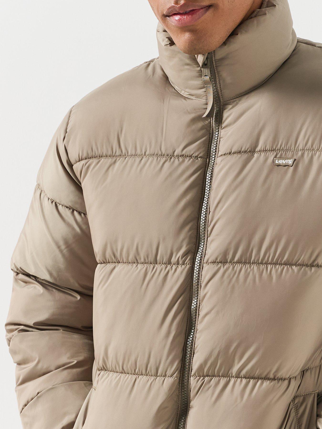 Image 6 of 6 of Levi's Mens Piedmont Short Padded Jacket - Beige