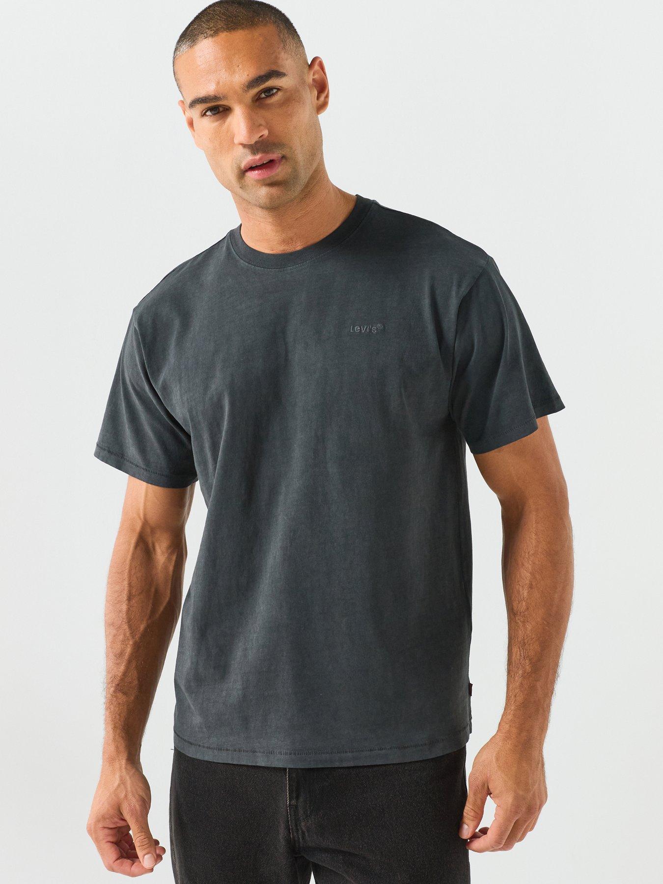Levi's Short Sleeve Red Tab Vintage T-Shirt, Black, Size L, Men