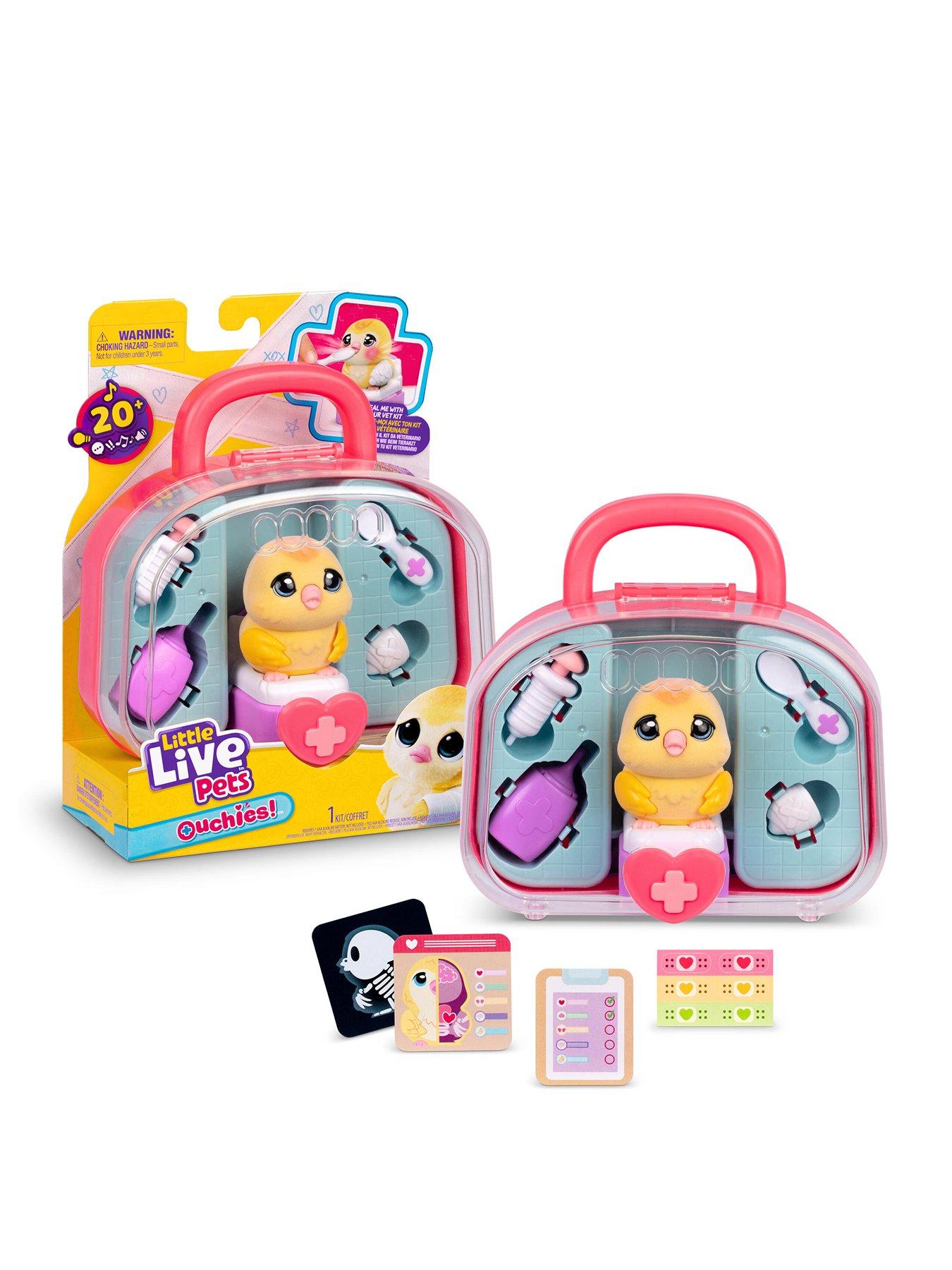 Image 1 of 8 of Little Live Pets Ouchies Vet Kit Chirpy The Chick