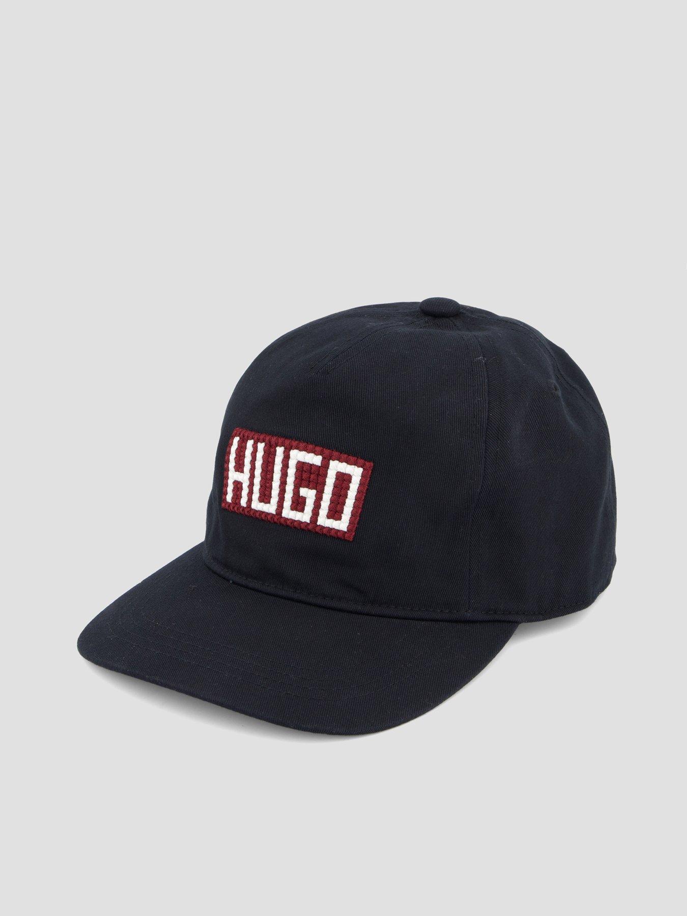 Image 2 of 4 of HUGO Moonstruck-Sl Block Logo Snapback Baseball Cap - Black