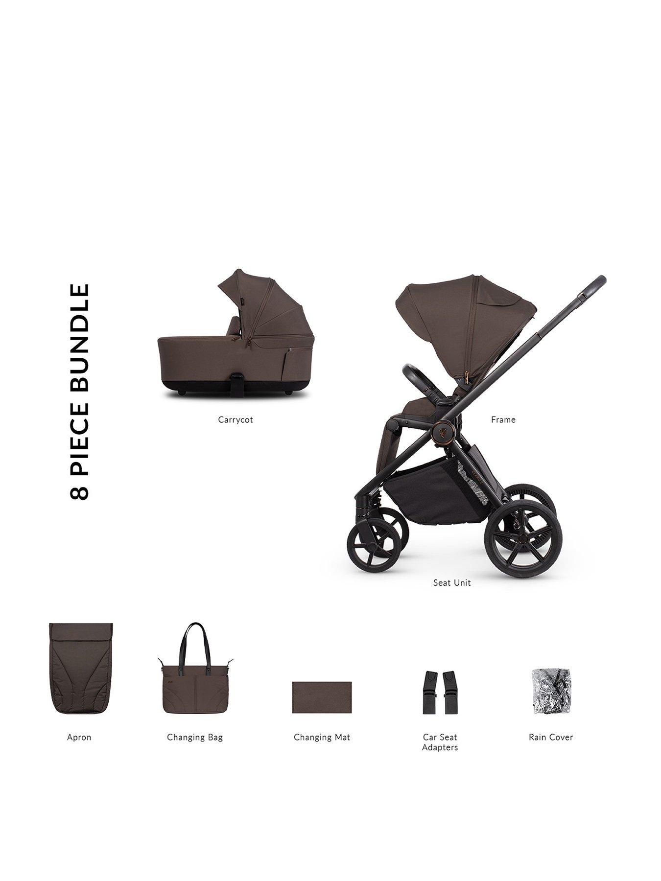 Image 1 of 6 of Venicci Claro 2 - 2in1 Pushchair Bundle Inc. Adapters - Chocolate