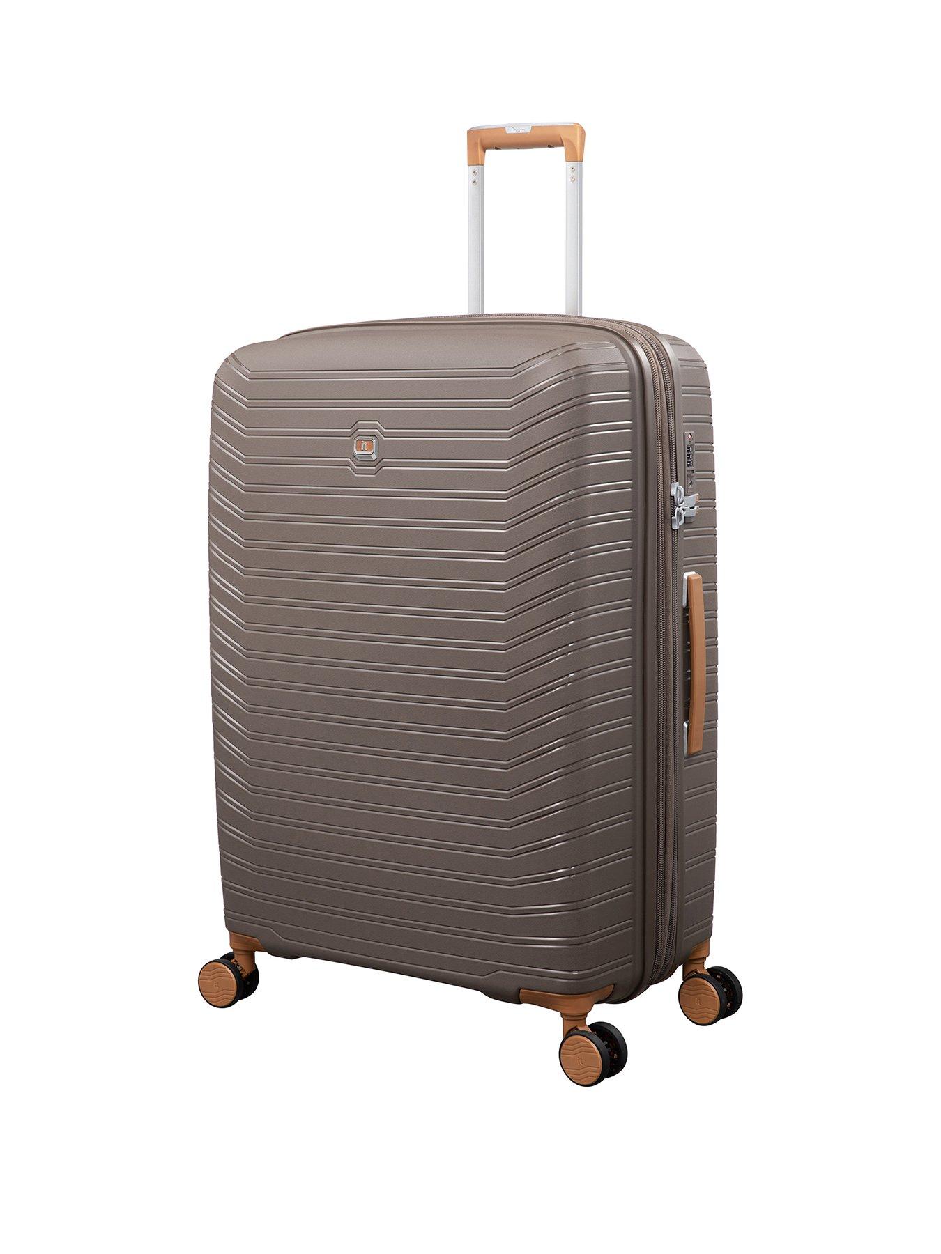 It Luggage Continuous Coffee Quartz Large Suitcase