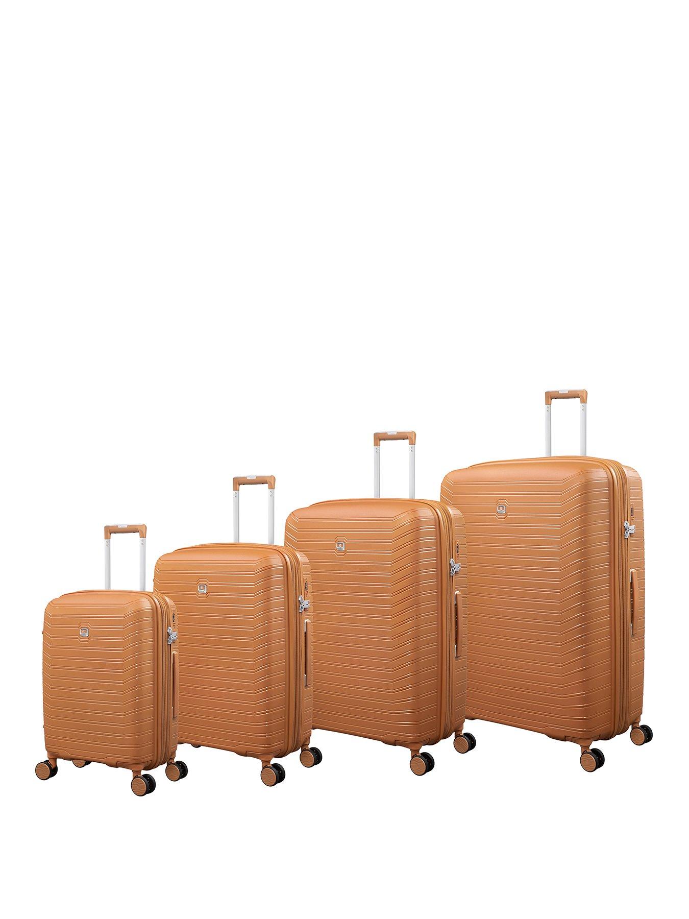 it Luggage Continuous Pumpkin Spice 4pc Luggage Set (X-Large/Large/Medium/Cabin)