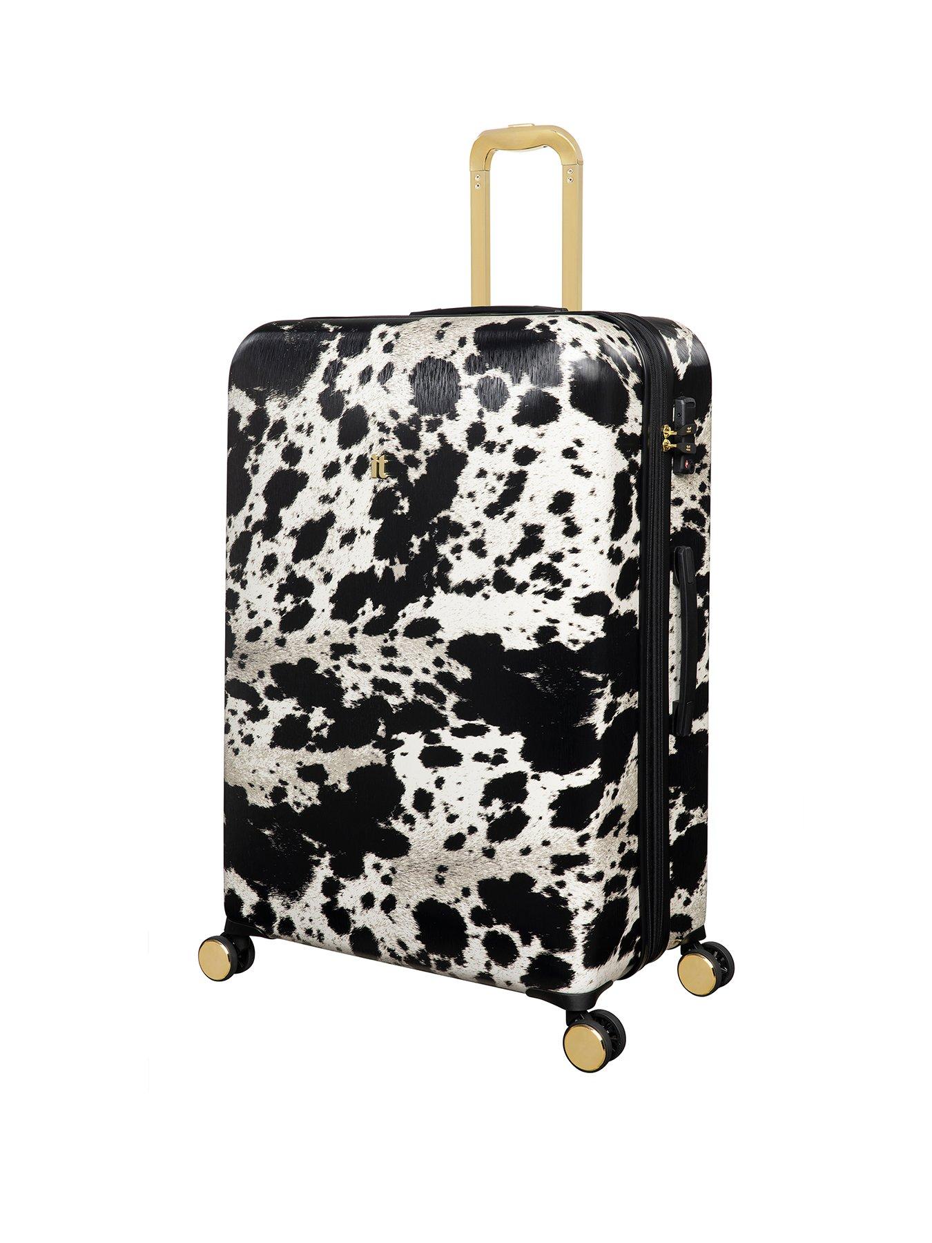 it Luggage Sheen Textured Cow Large Suitcase