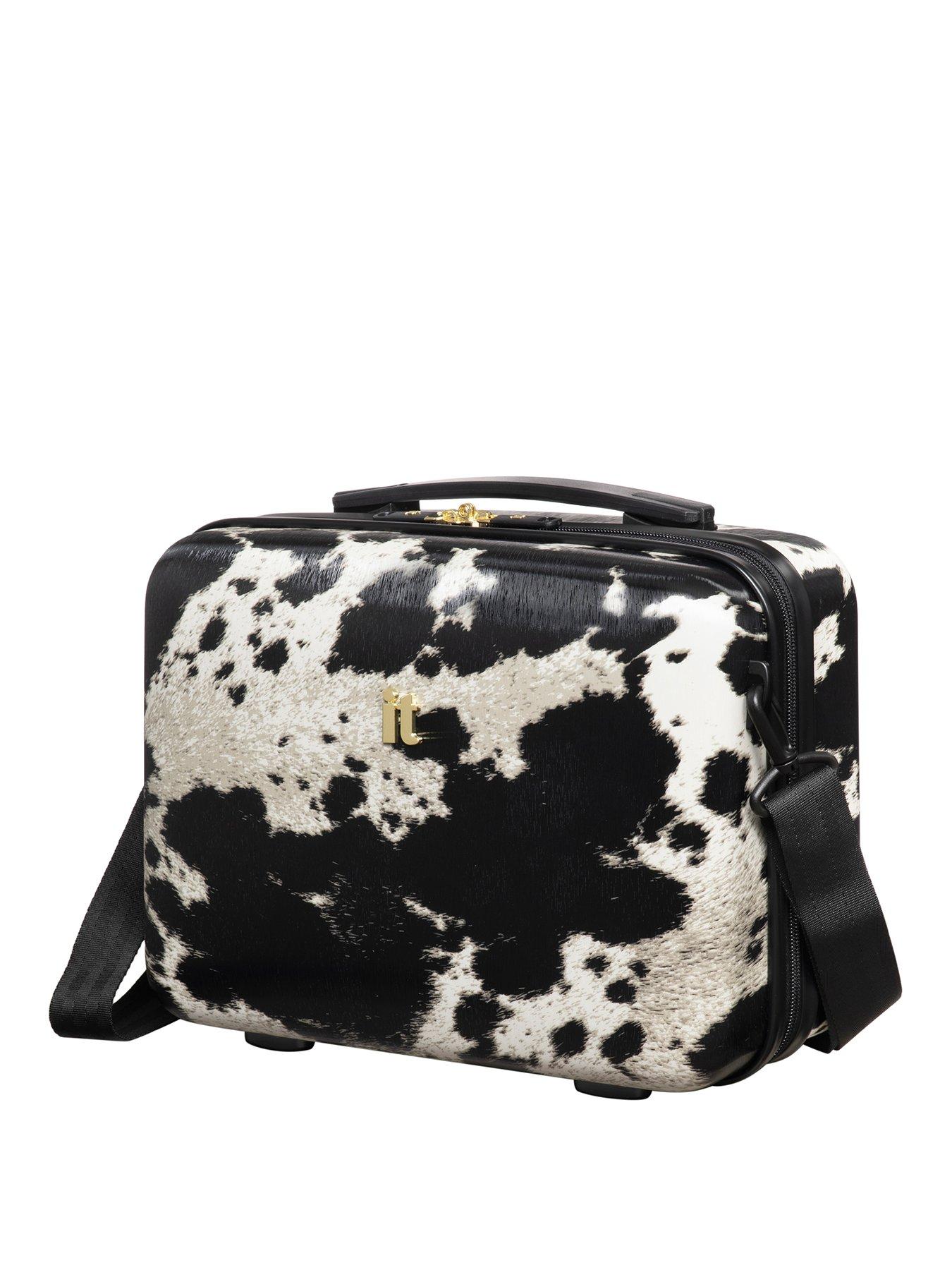 it Luggage Sheen Textured Cow Vanity Case