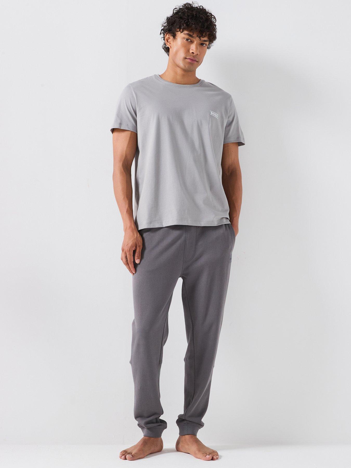 Image 3 of 6 of BOSS Regular Fit Logo Detail T-Shirt - Light Grey