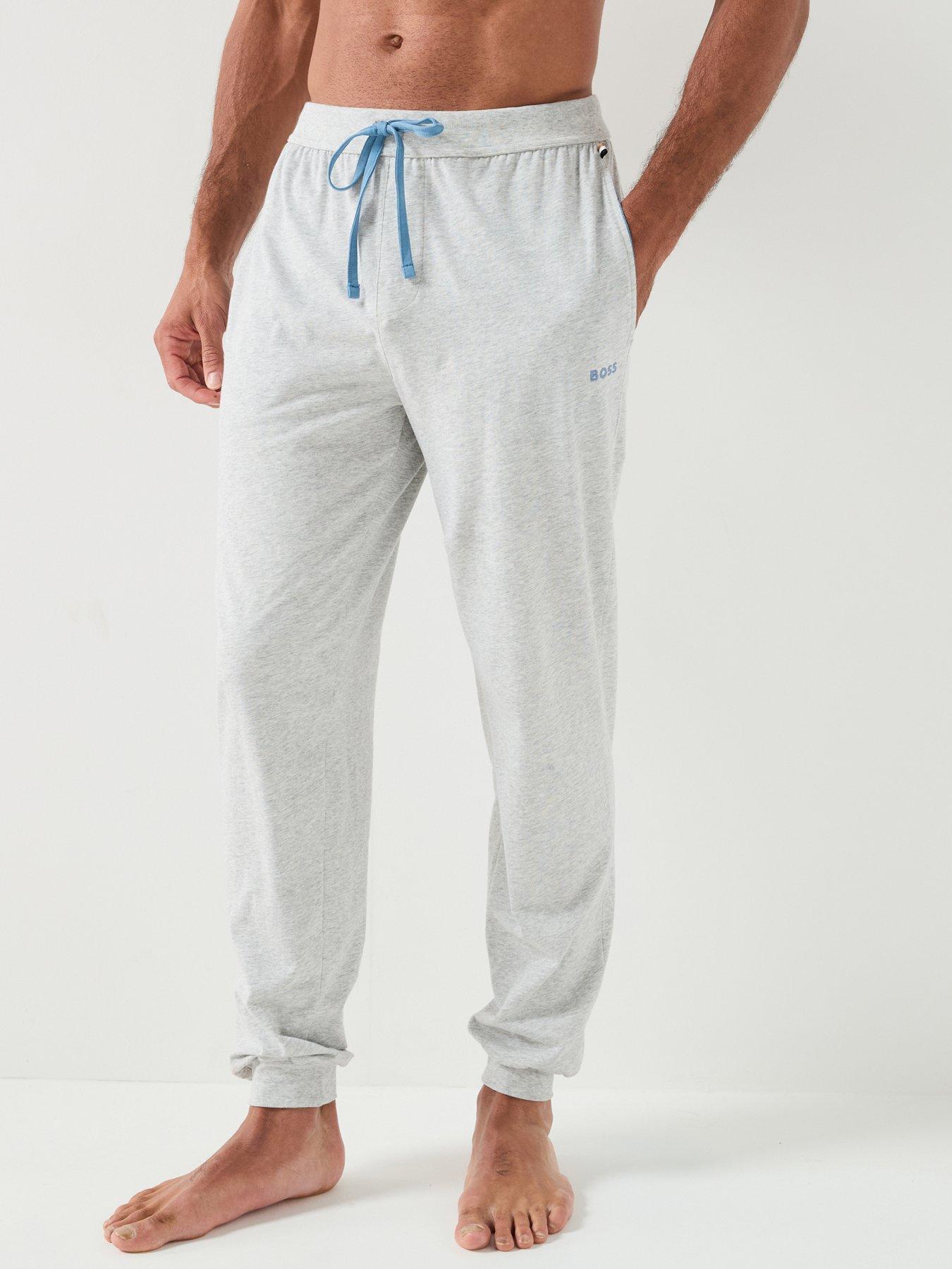 BOSS Mix & Match Loungewear Pants, Light Grey, Size 2Xl, Men