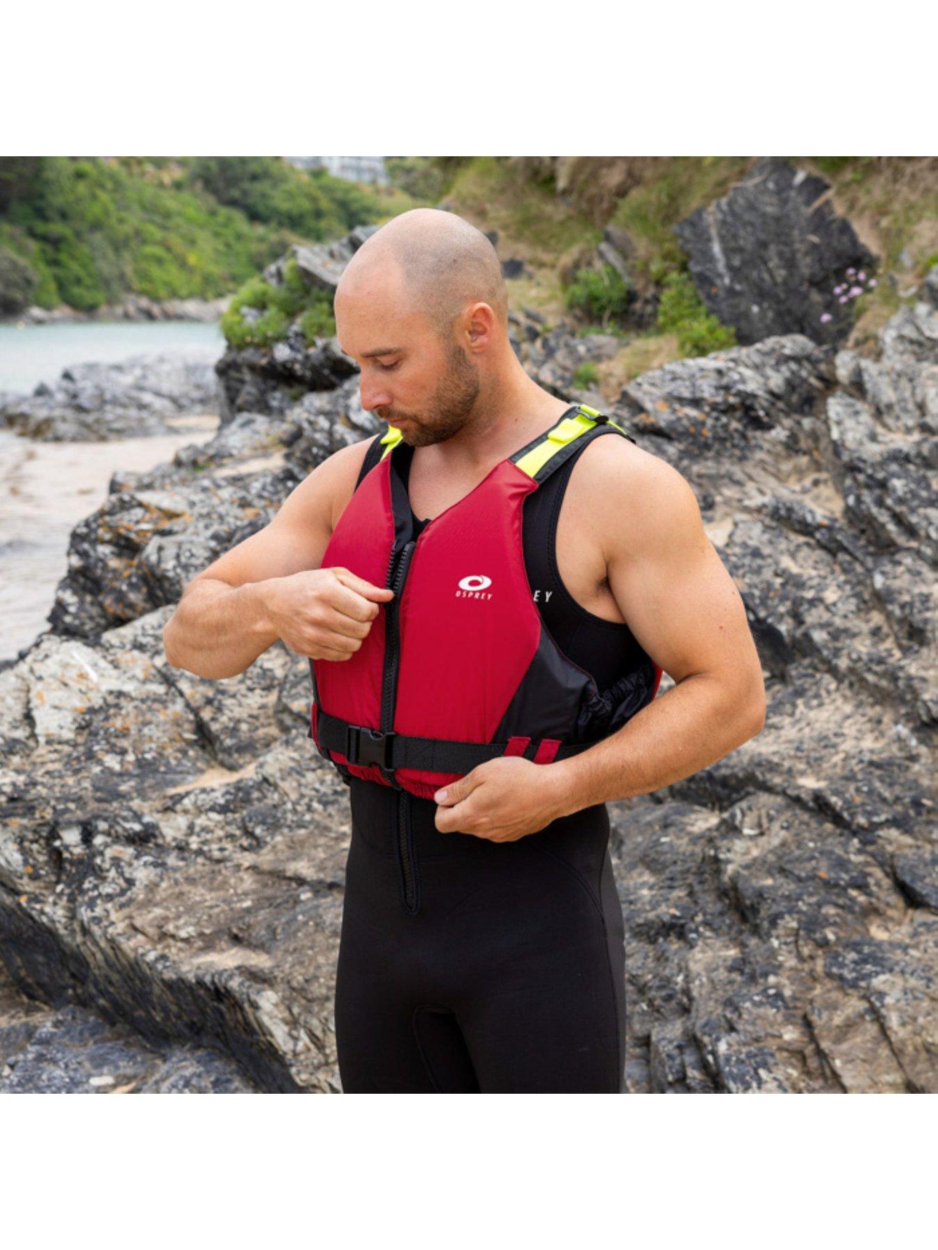 Image 2 of 6 of Osprey Action Sports Adult 50N Buoyancy Aid Jacket - Adjustable Watersports PFD for Kayaking, Canoeing & Paddleboarding