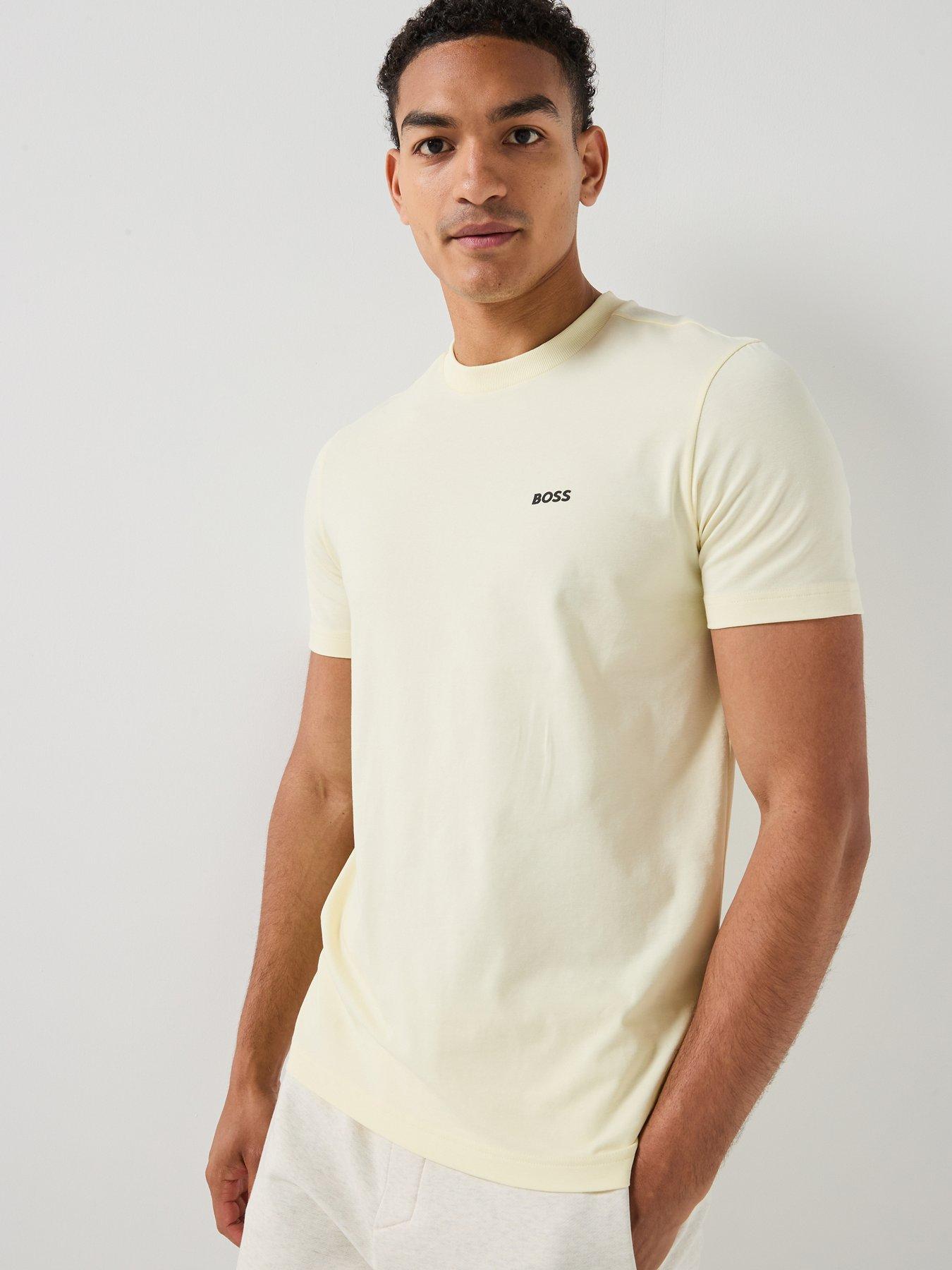BOSS Regular Fit T-Shirt - Yellow | Very